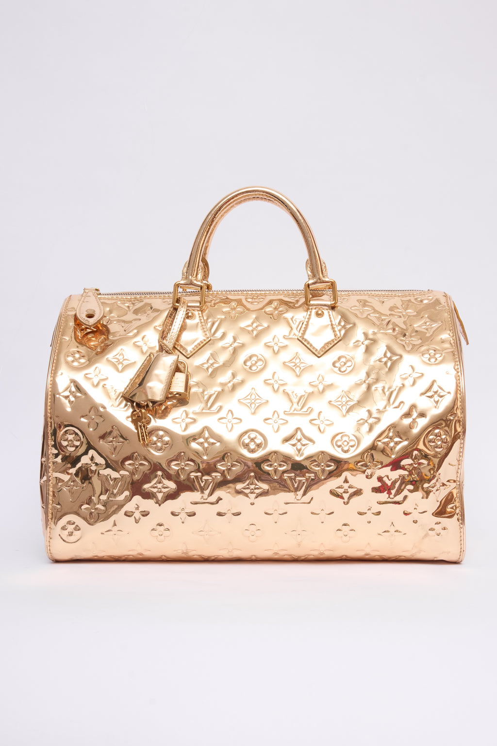 LOUIS VUITTON GOLD MIROIR SPEEDY 40