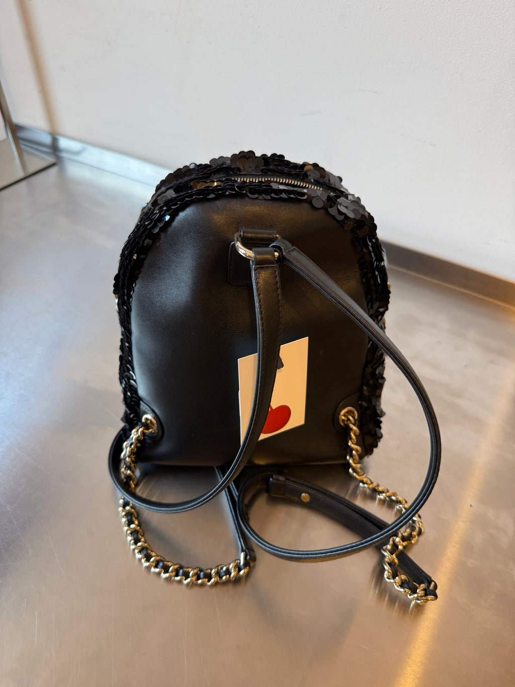 CHANEL SEQUIN BACKPACK