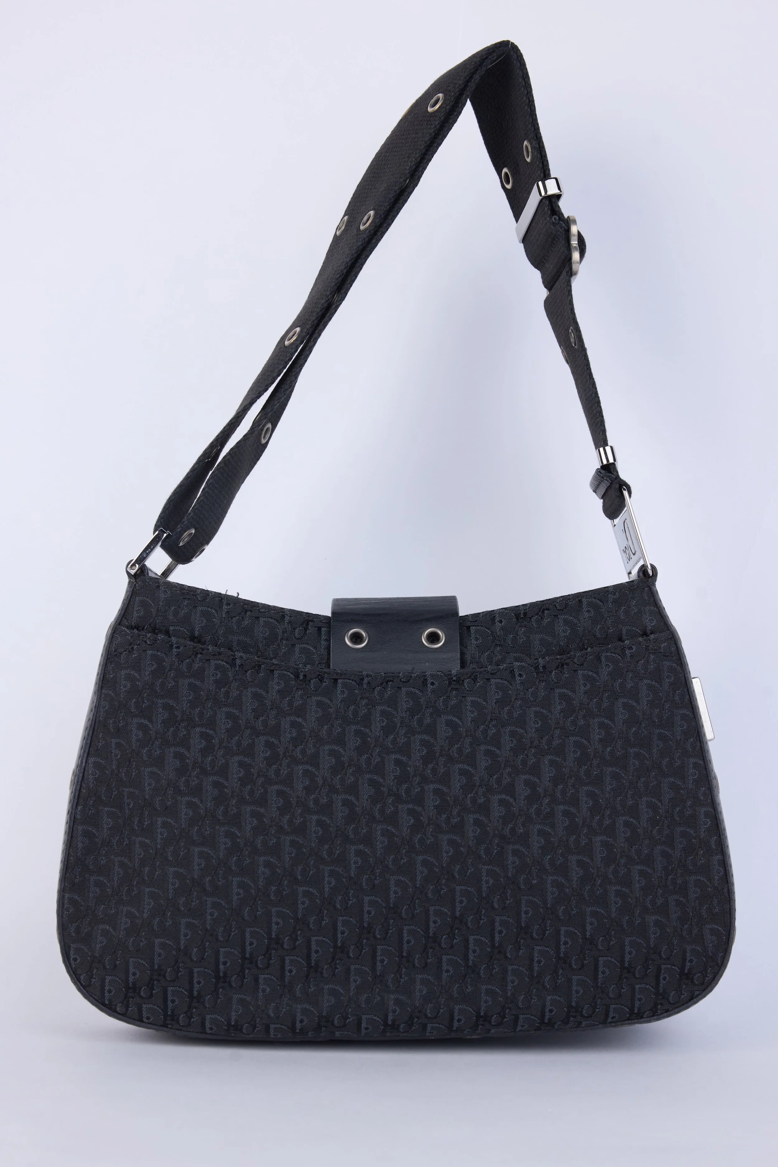 DIOR BLACK OBLQIUE  SHOULDER BAG