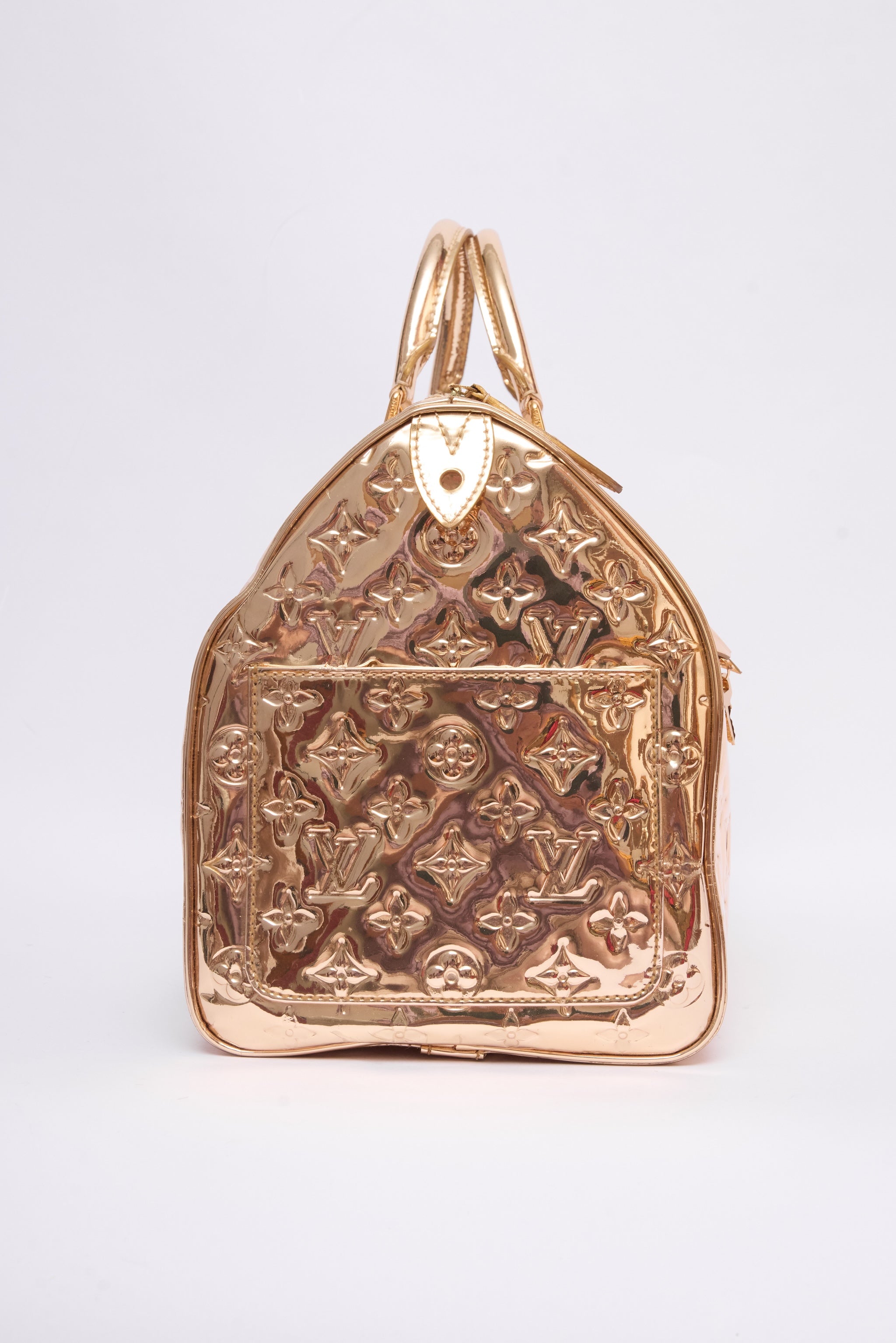 LOUIS VUITTON GOLD MIROIR SPEEDY 40