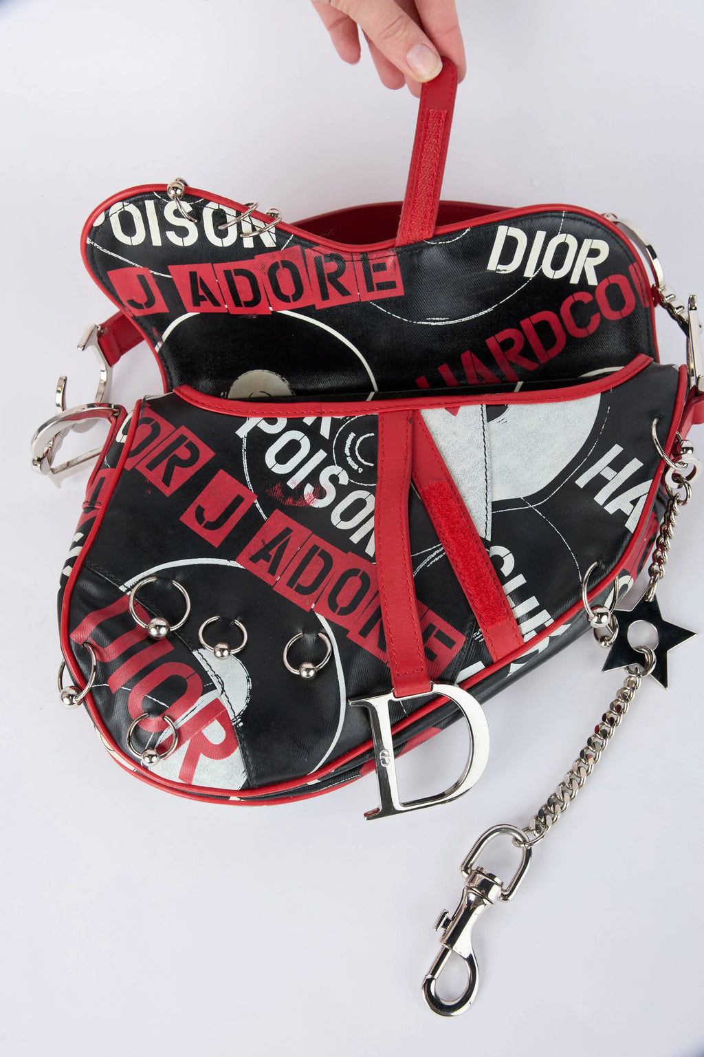 RARE DIOR HARDCORE PIERCED SADDLE