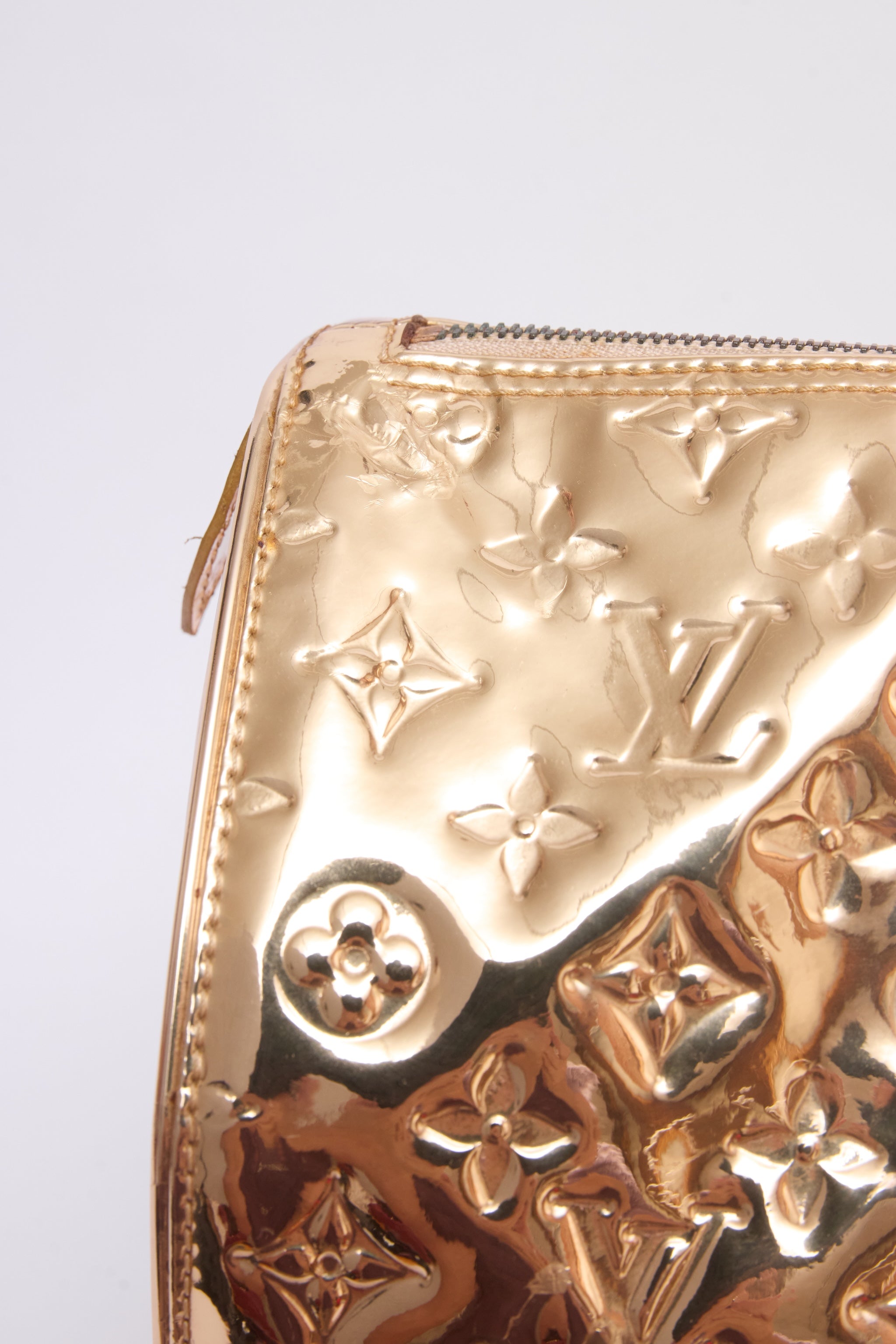 LOUIS VUITTON GOLD MIROIR SPEEDY 40