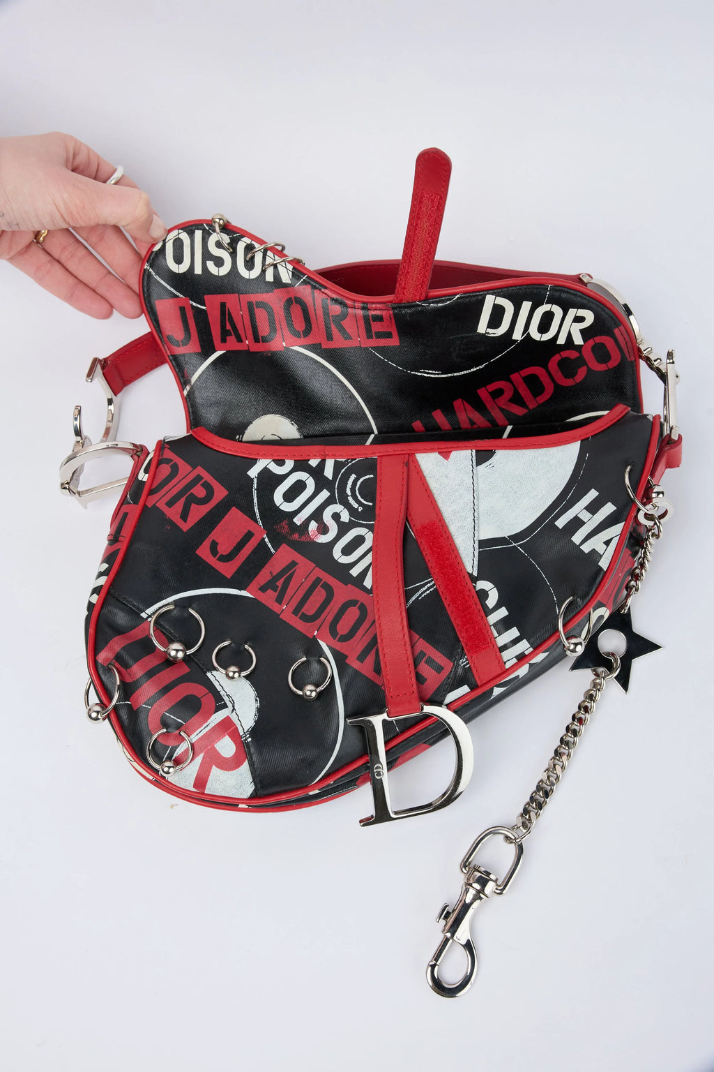 RARE DIOR HARDCORE PIERCED SADDLE