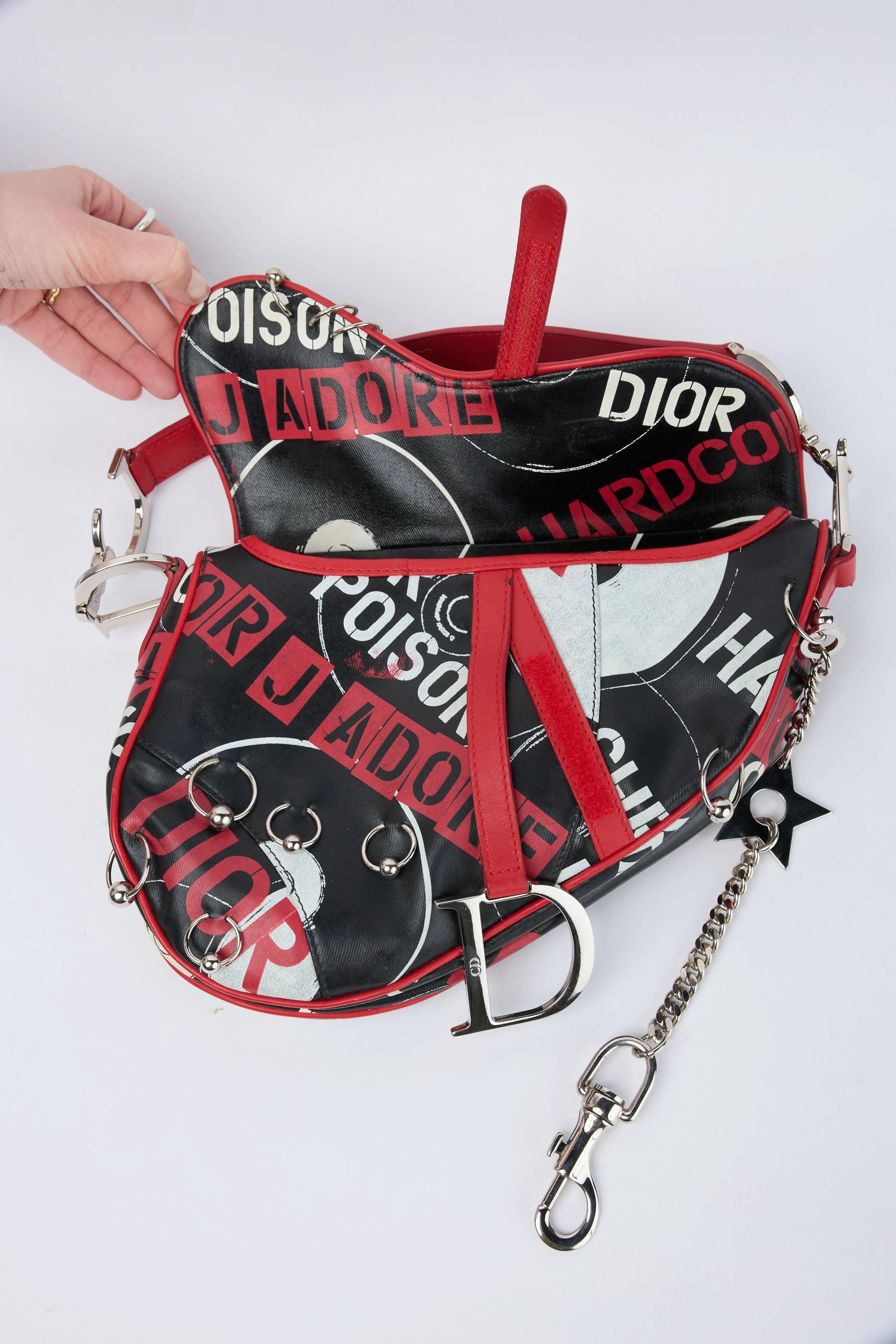 RARE DIOR HARDCORE PIERCED SADDLE