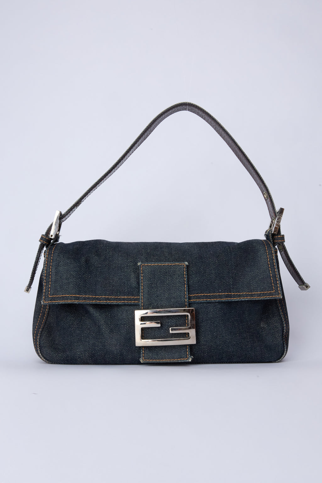 FENDI DENIM BAGUETTE