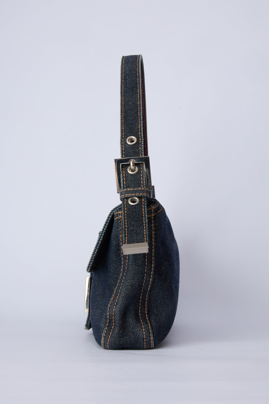 FENDI DENIM BAGUETTE
