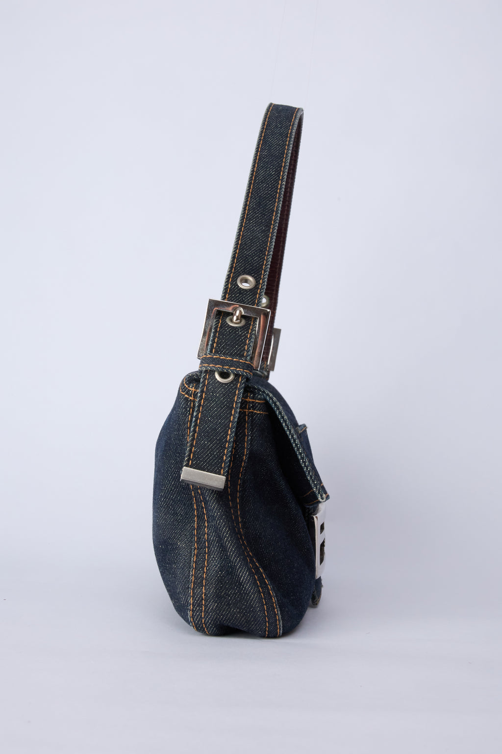 FENDI DENIM BAGUETTE