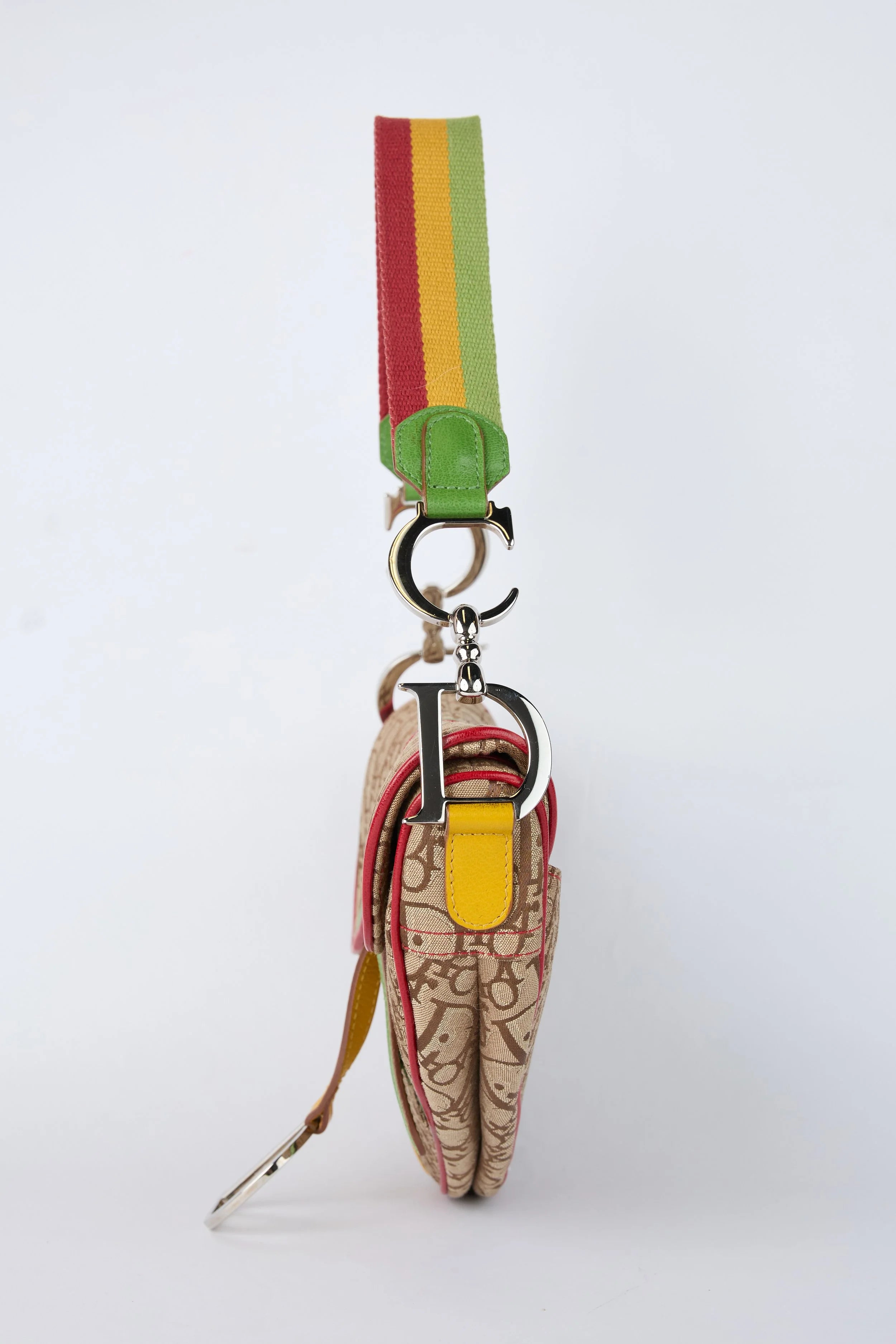DIOR RASTA CANVAS SADDLE
