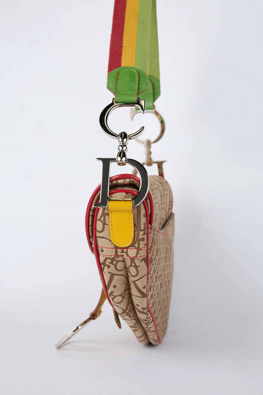 DIOR RASTA CANVAS SADDLE