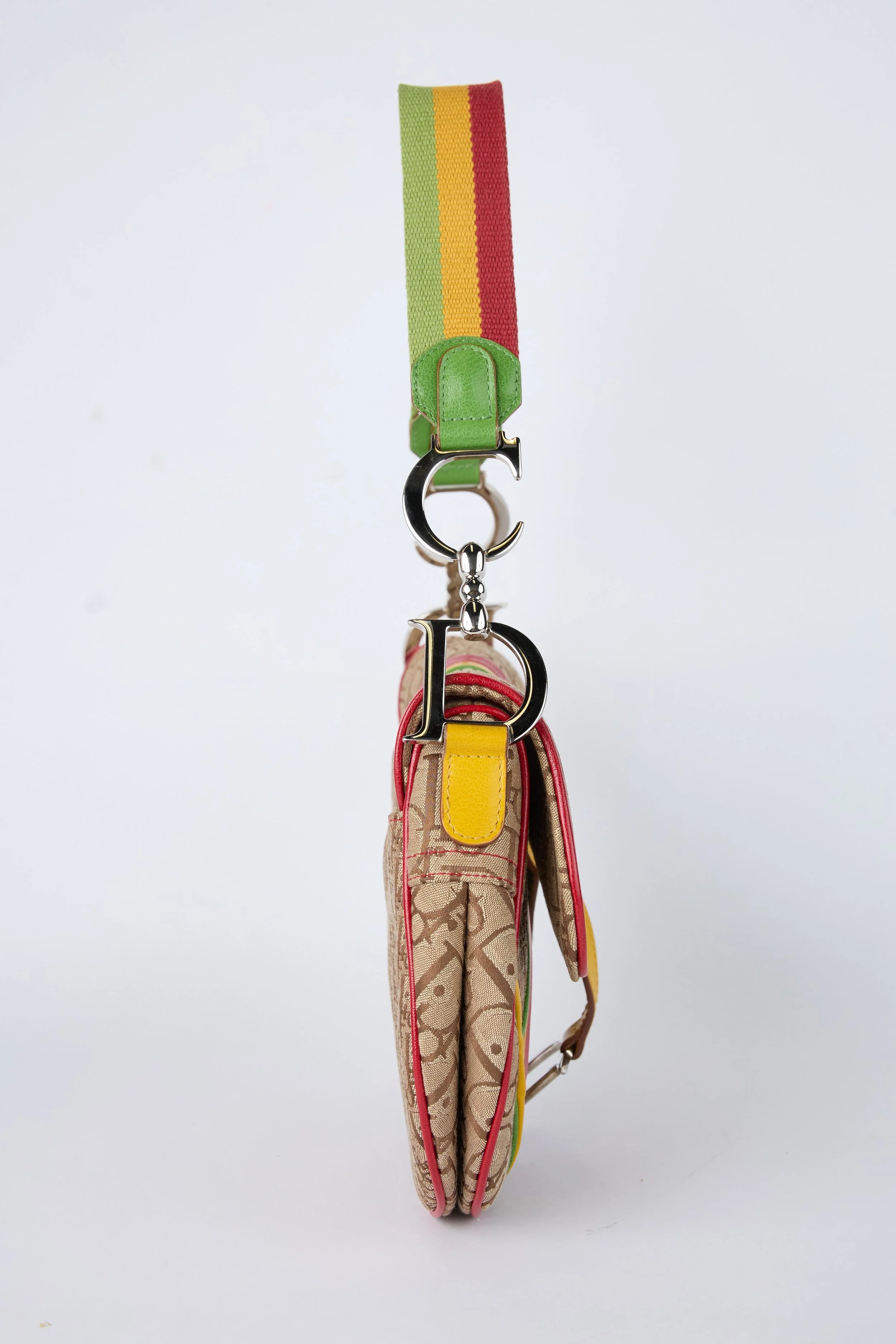 DIOR RASTA CANVAS SADDLE