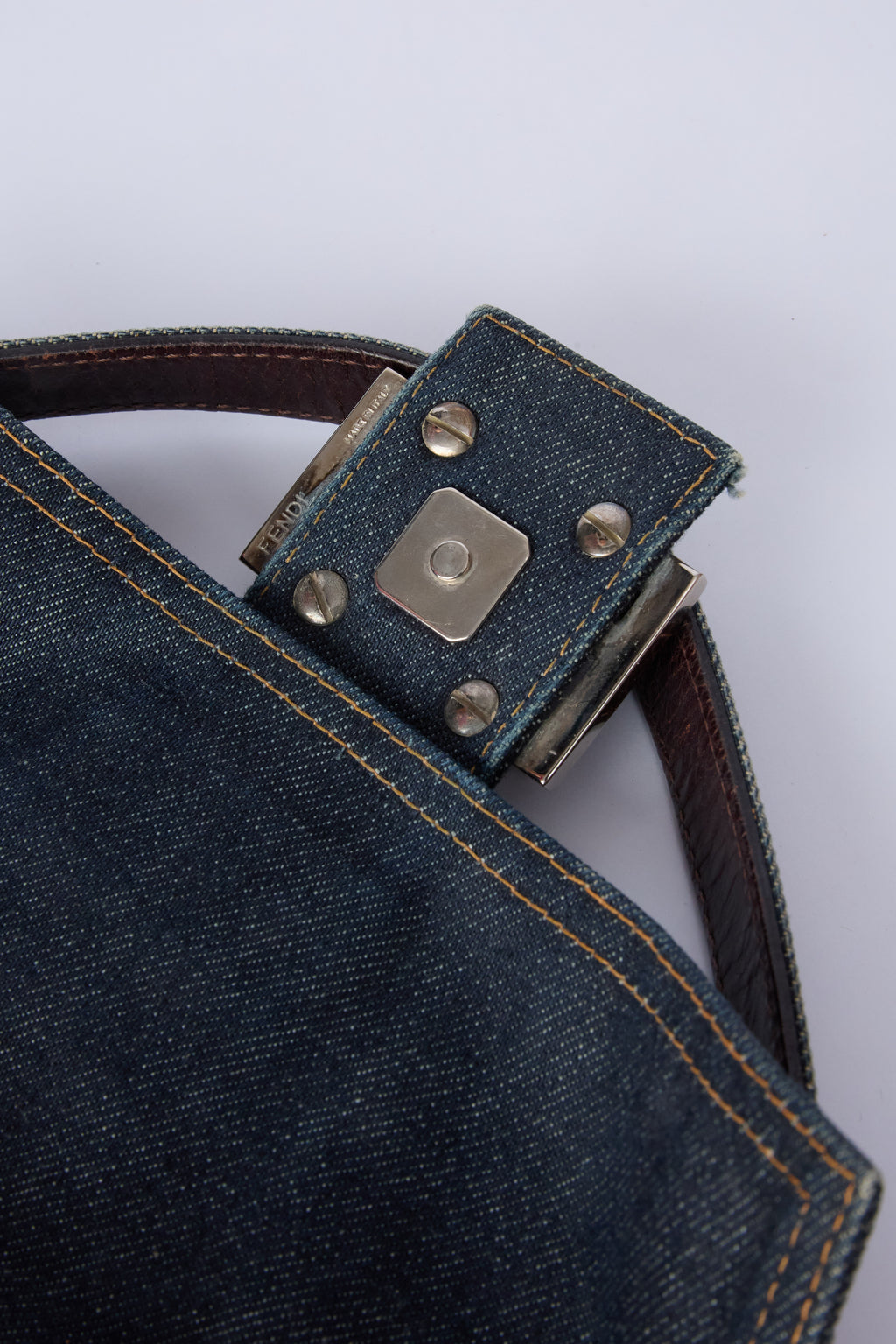 FENDI DENIM BAGUETTE