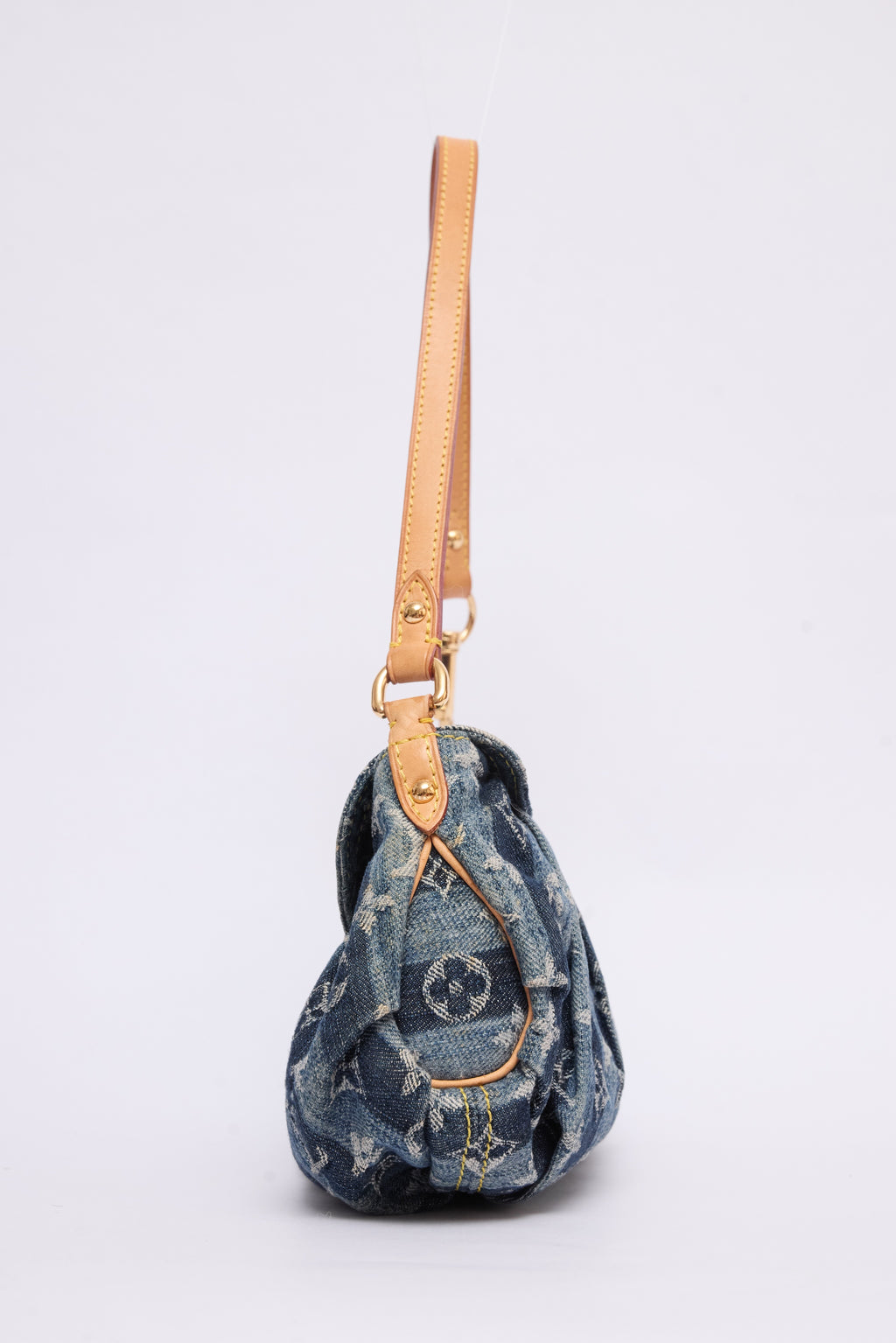 LOUIS VUITTON DENIM RAYE PLEATY