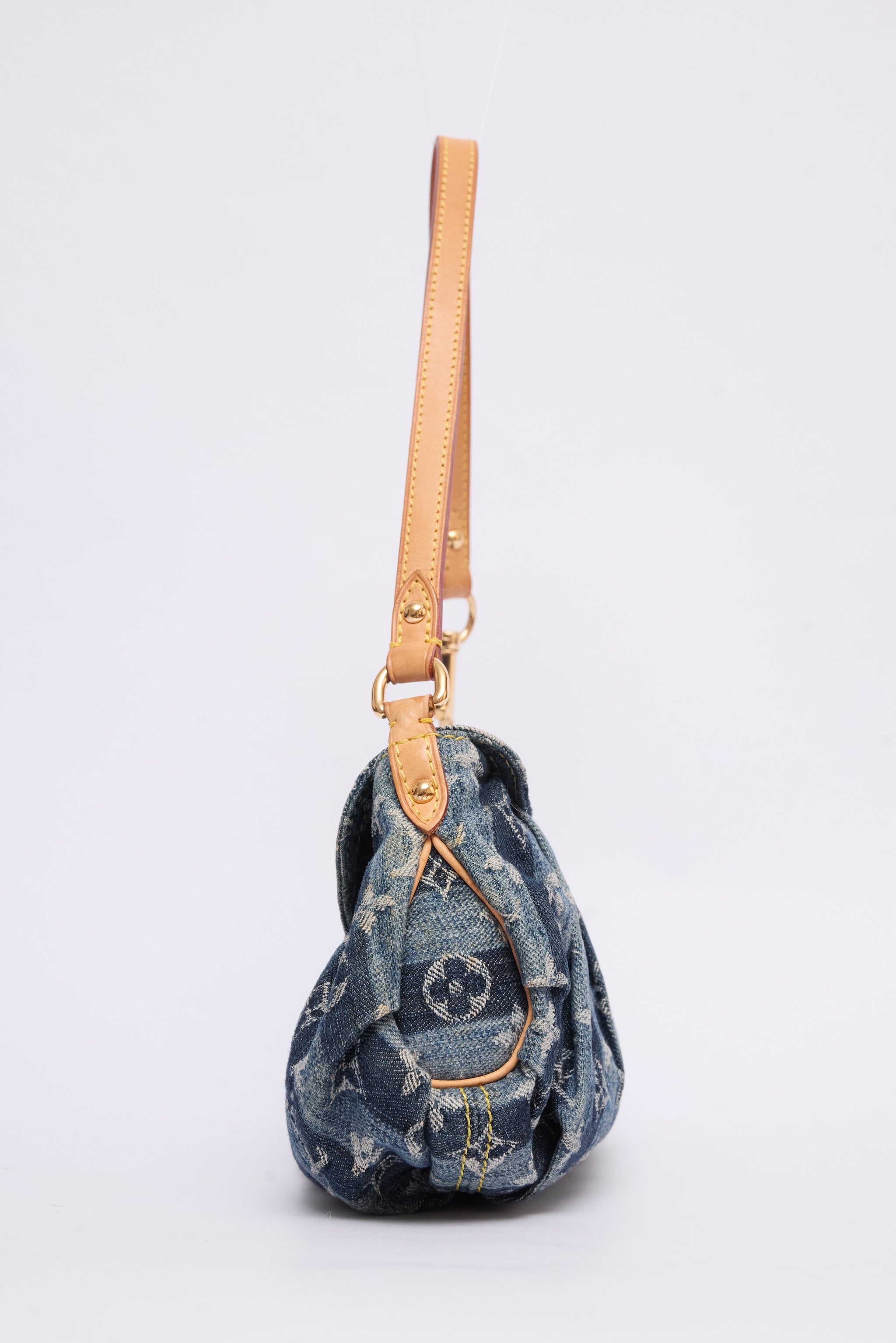 LOUIS VUITTON DENIM RAYE PLEATY