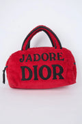 DIOR RED J'ADORE TERRY BAG