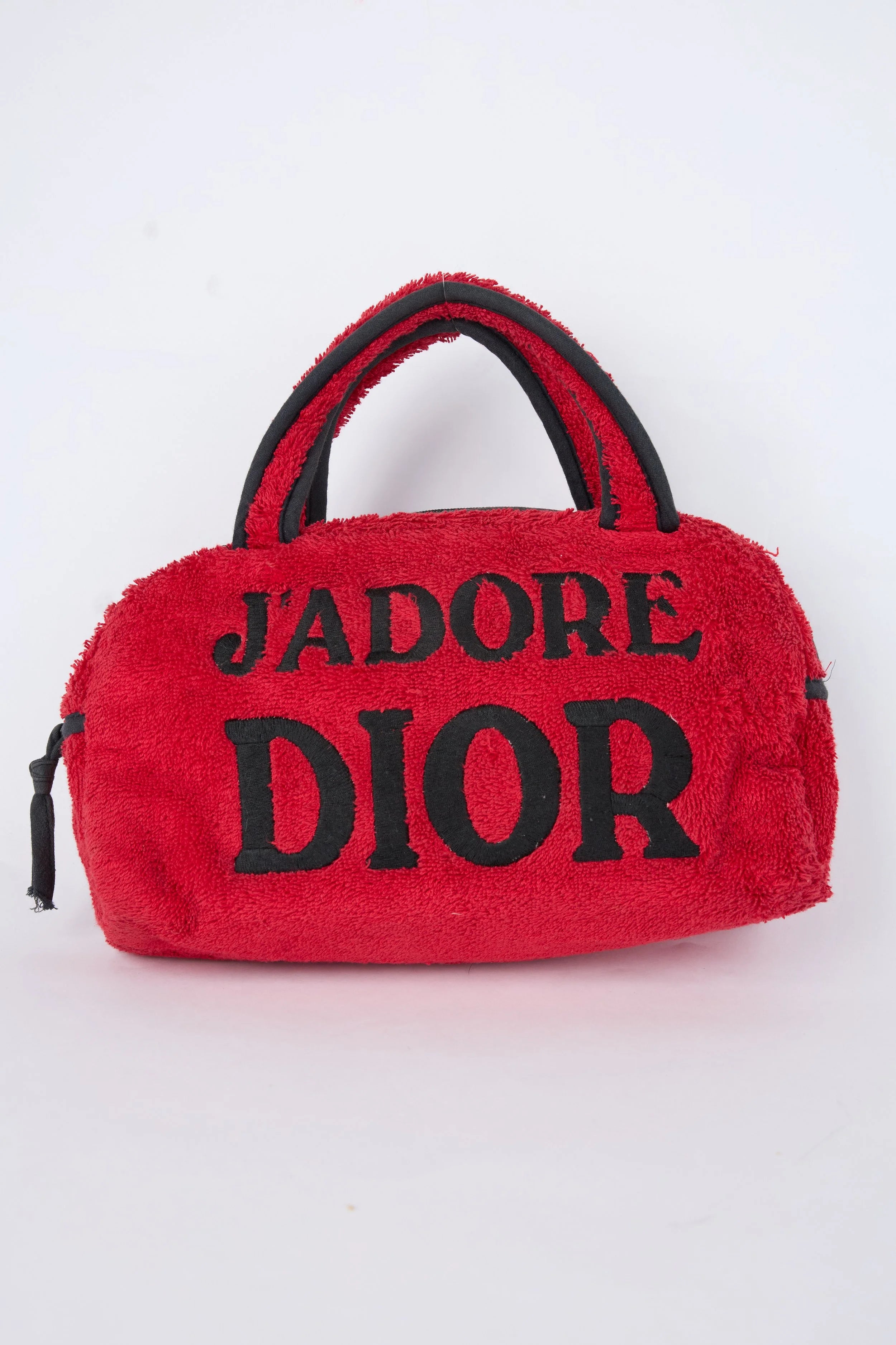 DIOR RED J'ADORE TERRY BAG