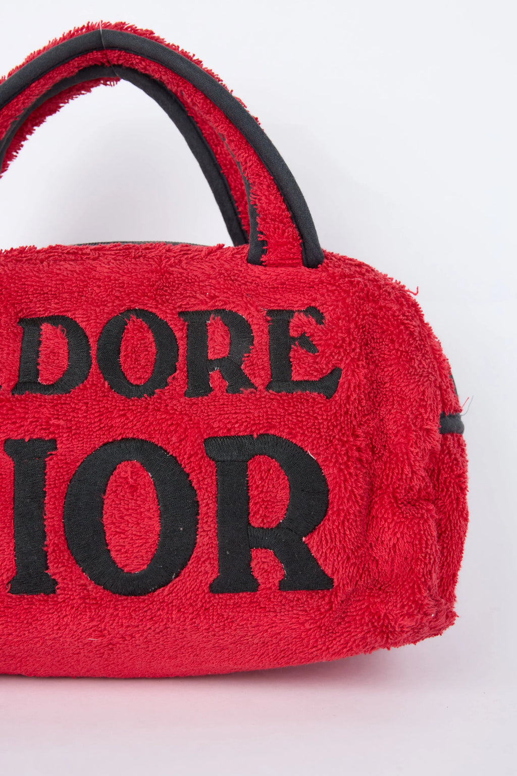 DIOR RED J'ADORE TERRY BAG