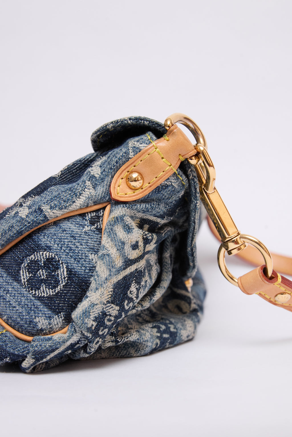 LOUIS VUITTON DENIM RAYE PLEATY