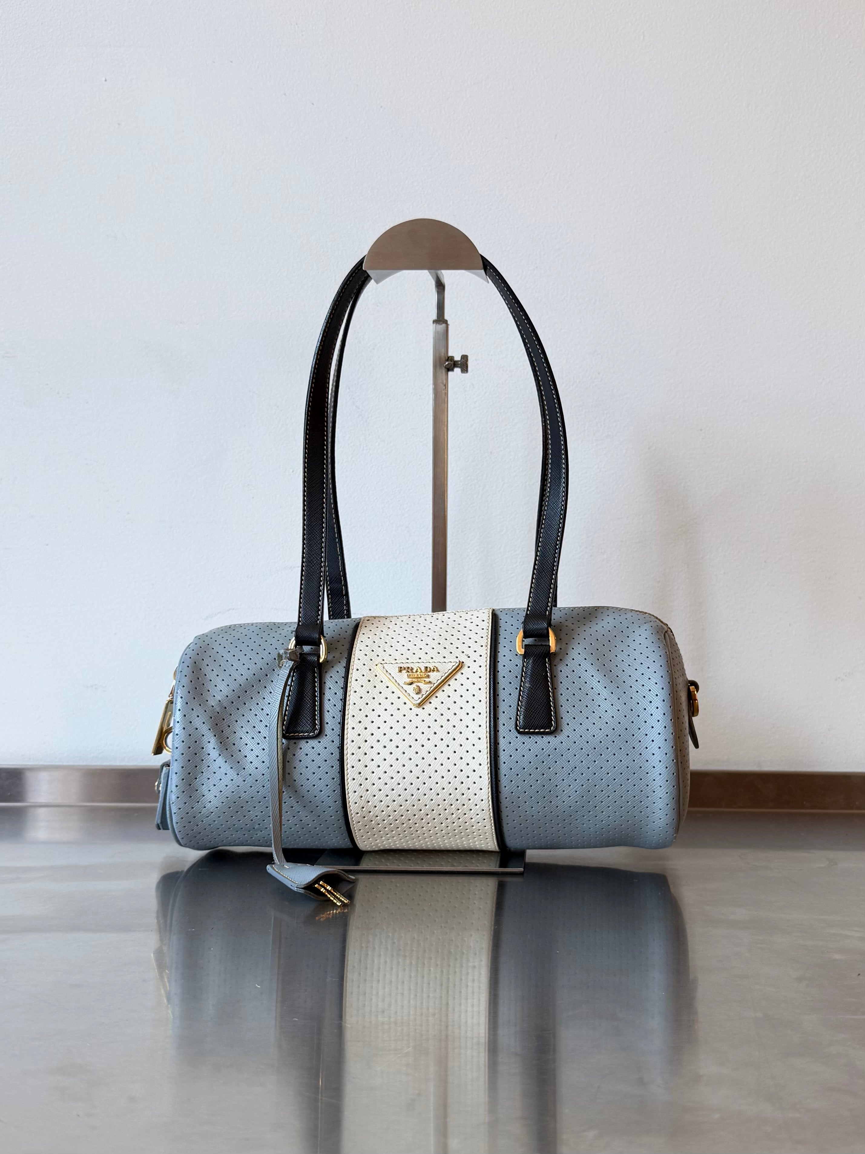 PRADA BLUE & WHITE BOWLER
