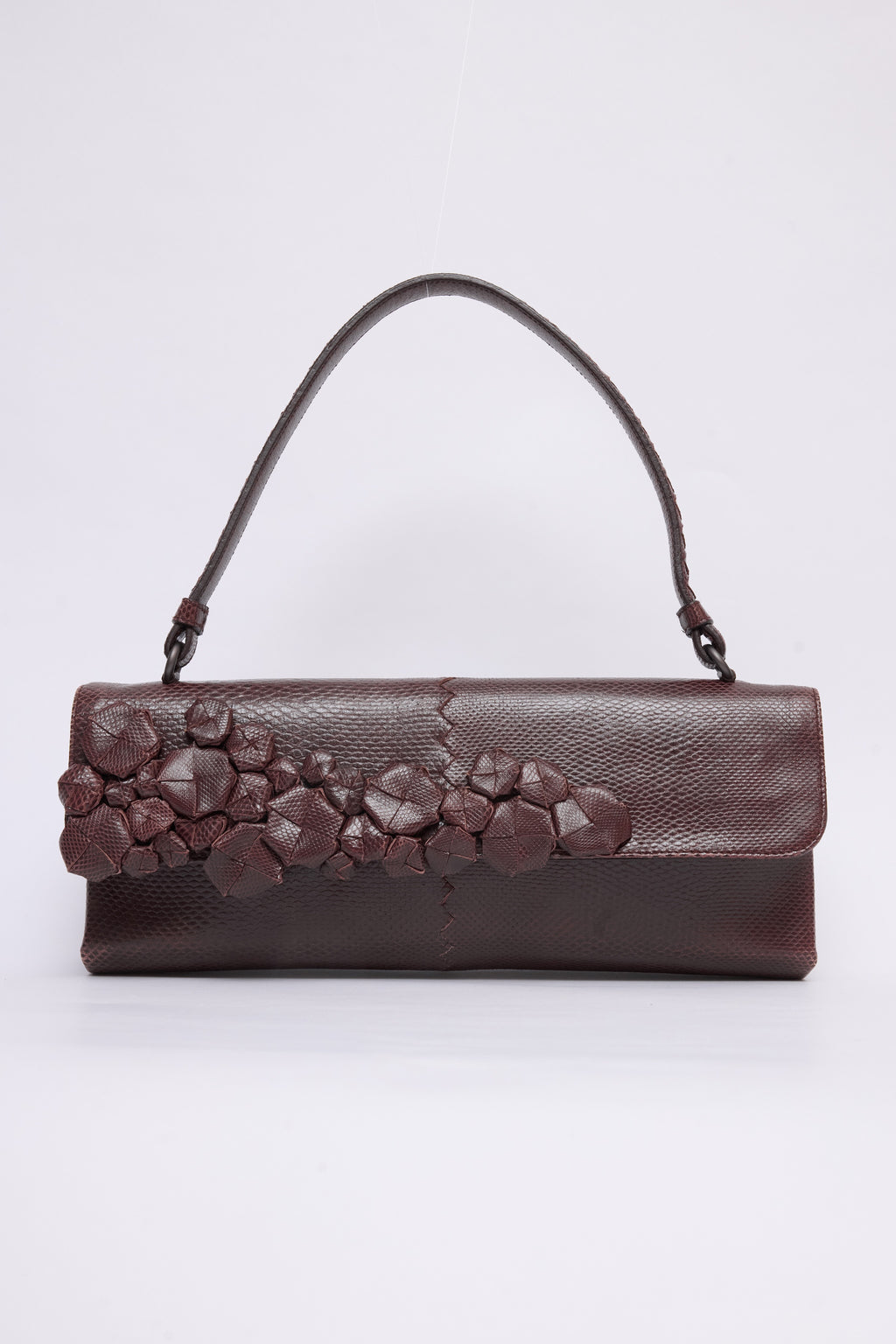 BOTTEGA BROWN FLORAL BAG