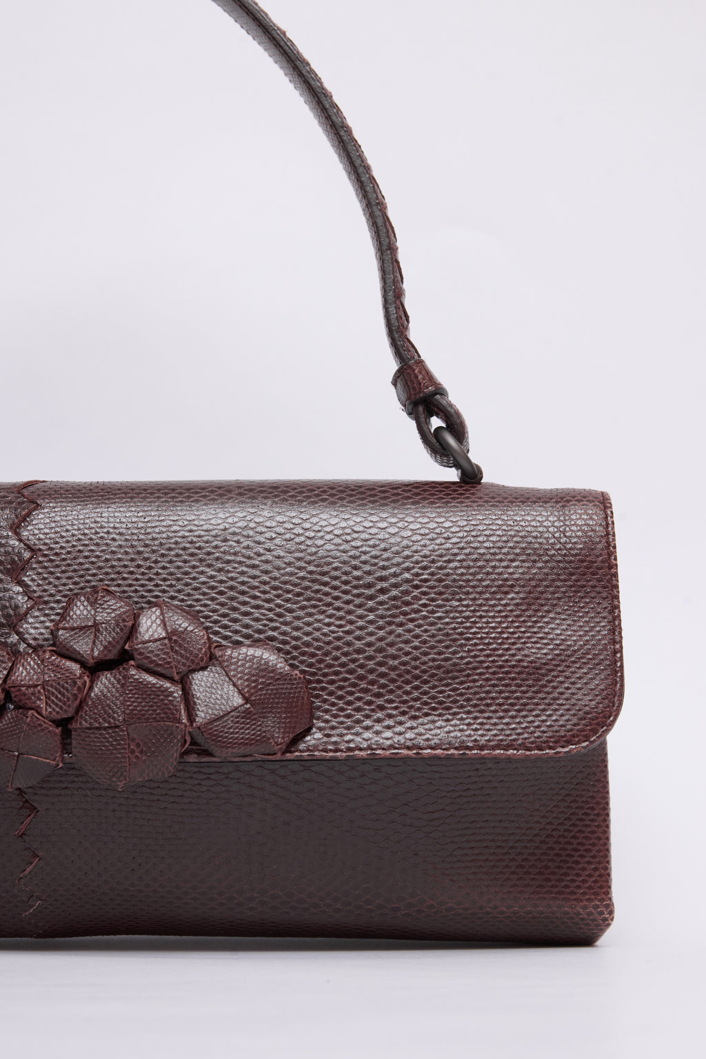 BOTTEGA BROWN FLORAL BAG