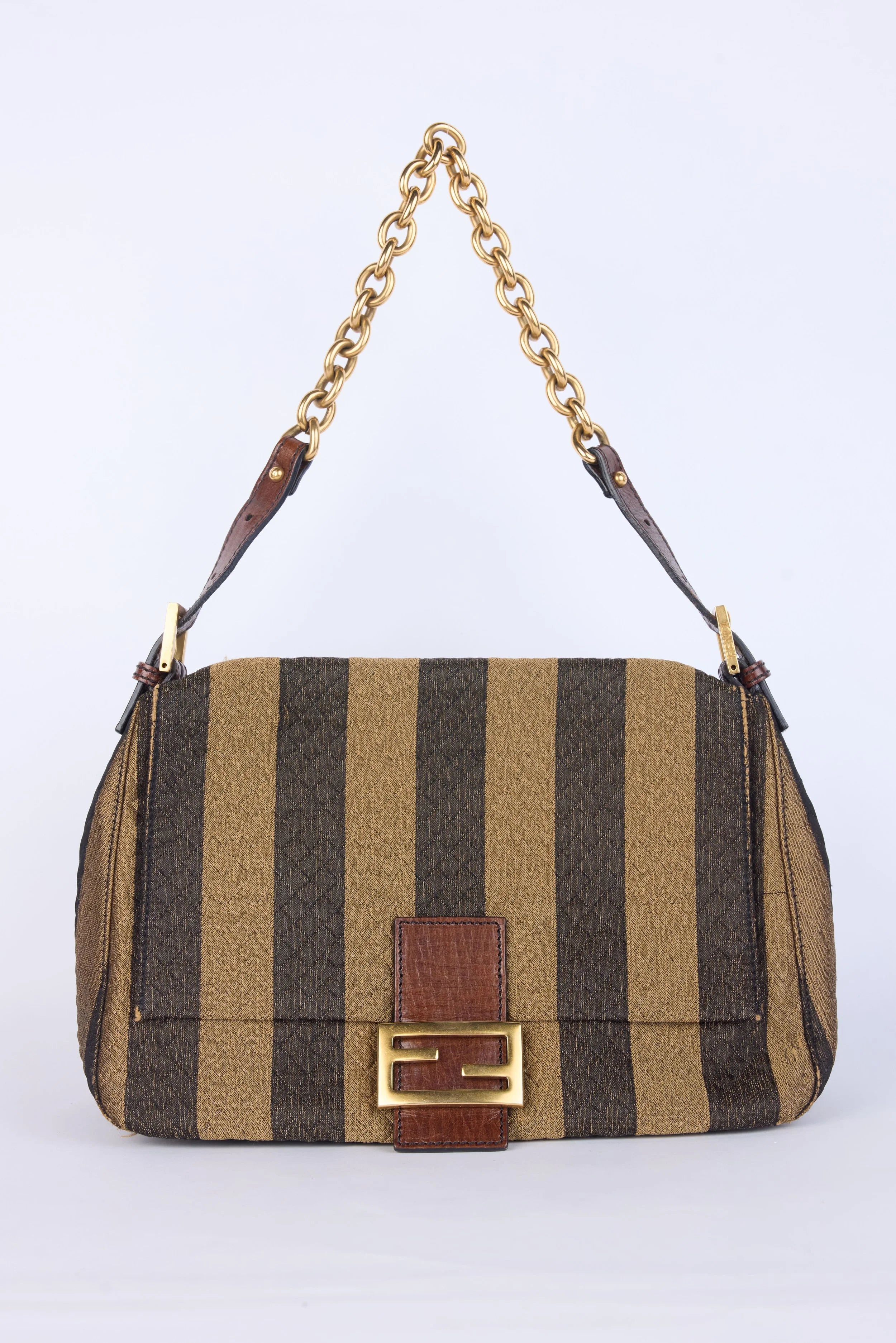 FENDI MAMA BAGUETTE TAN & OBLIQUE