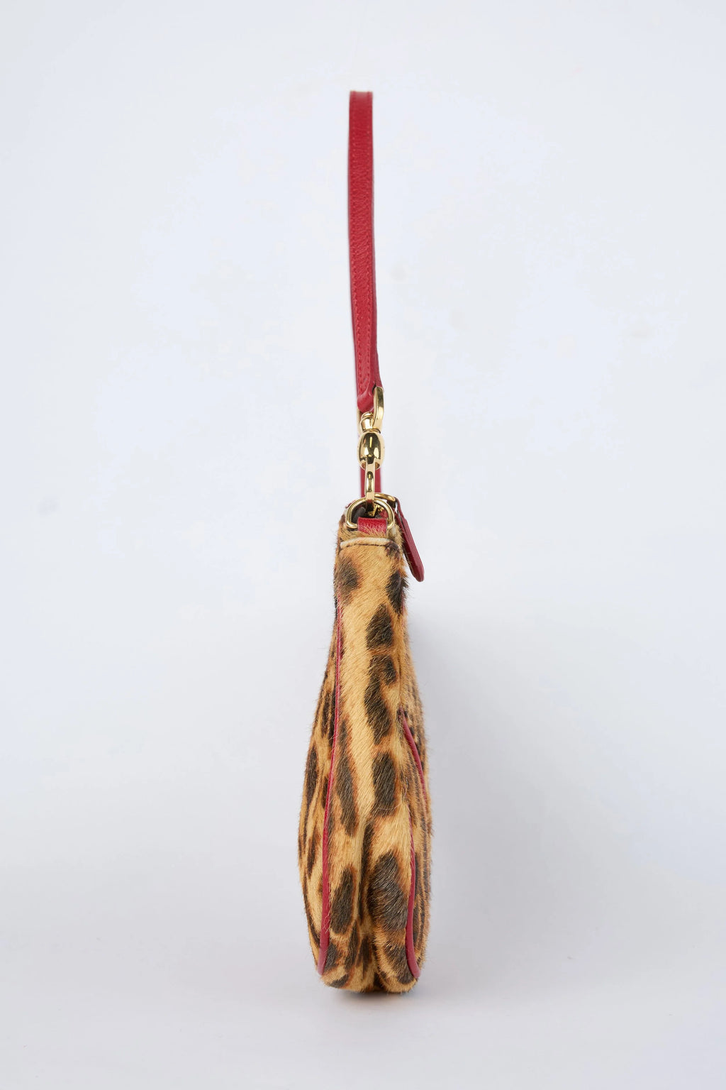 DIOR LEOPARD PONYHAIR MINI SADDLE