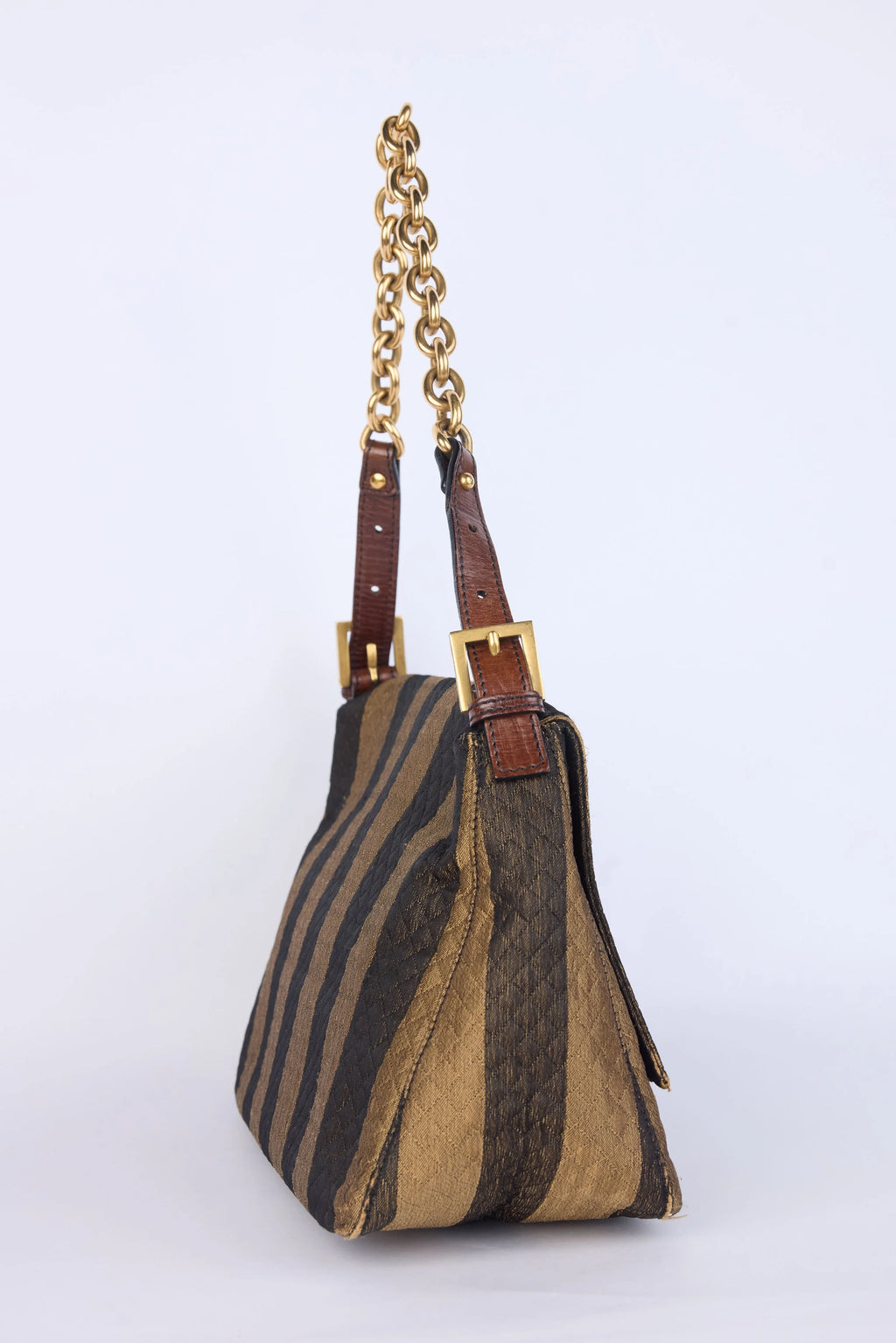FENDI MAMA BAGUETTE TAN & OBLIQUE