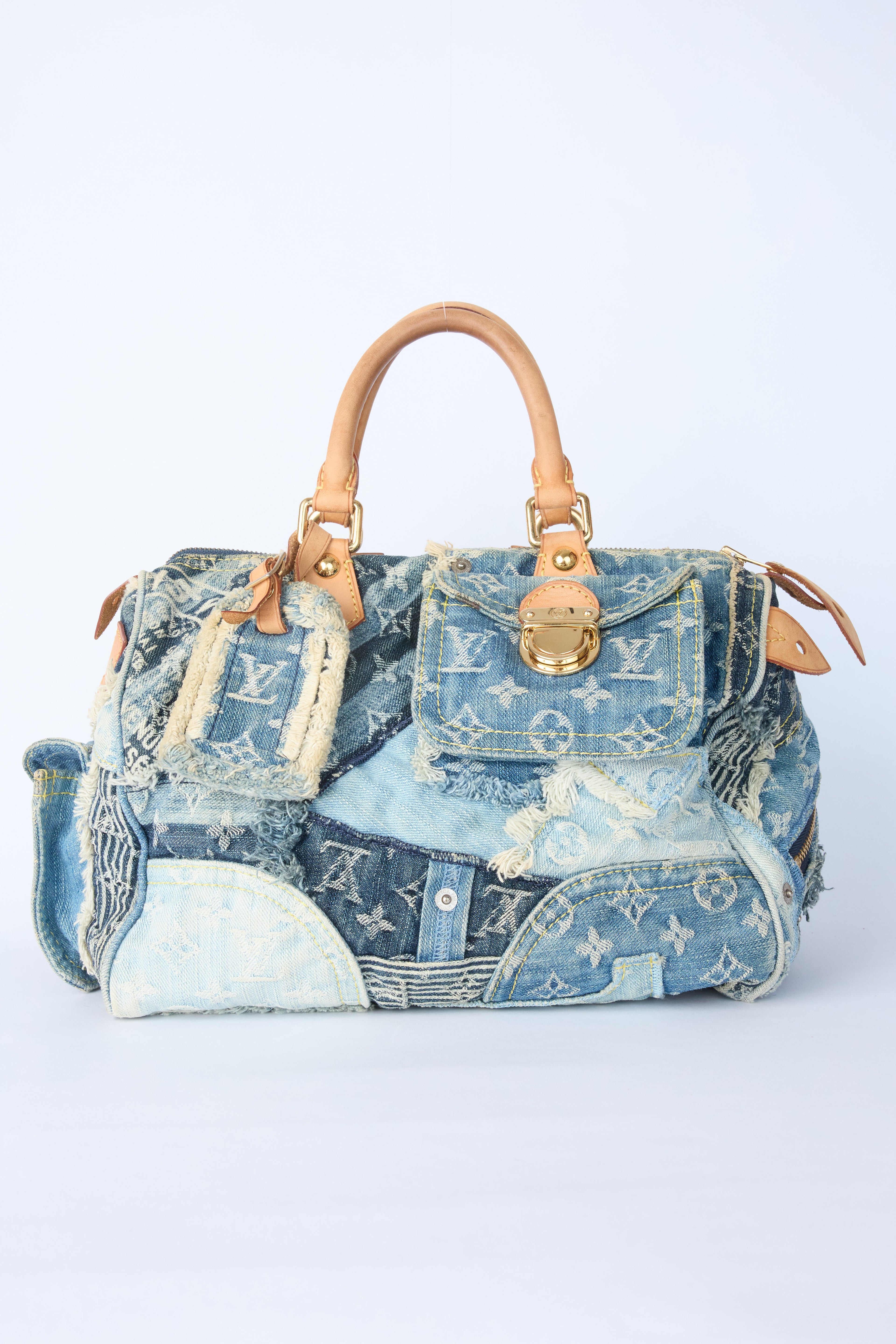 LOUIS VUITTON DENIM PATCHWORK SPEEDY