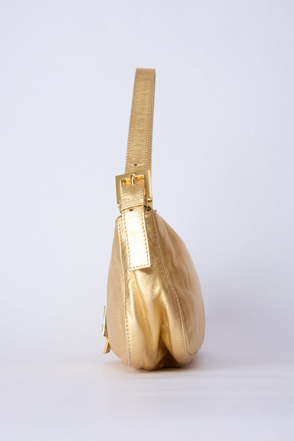 FENDI GOLD MAMMA BAGUETTE