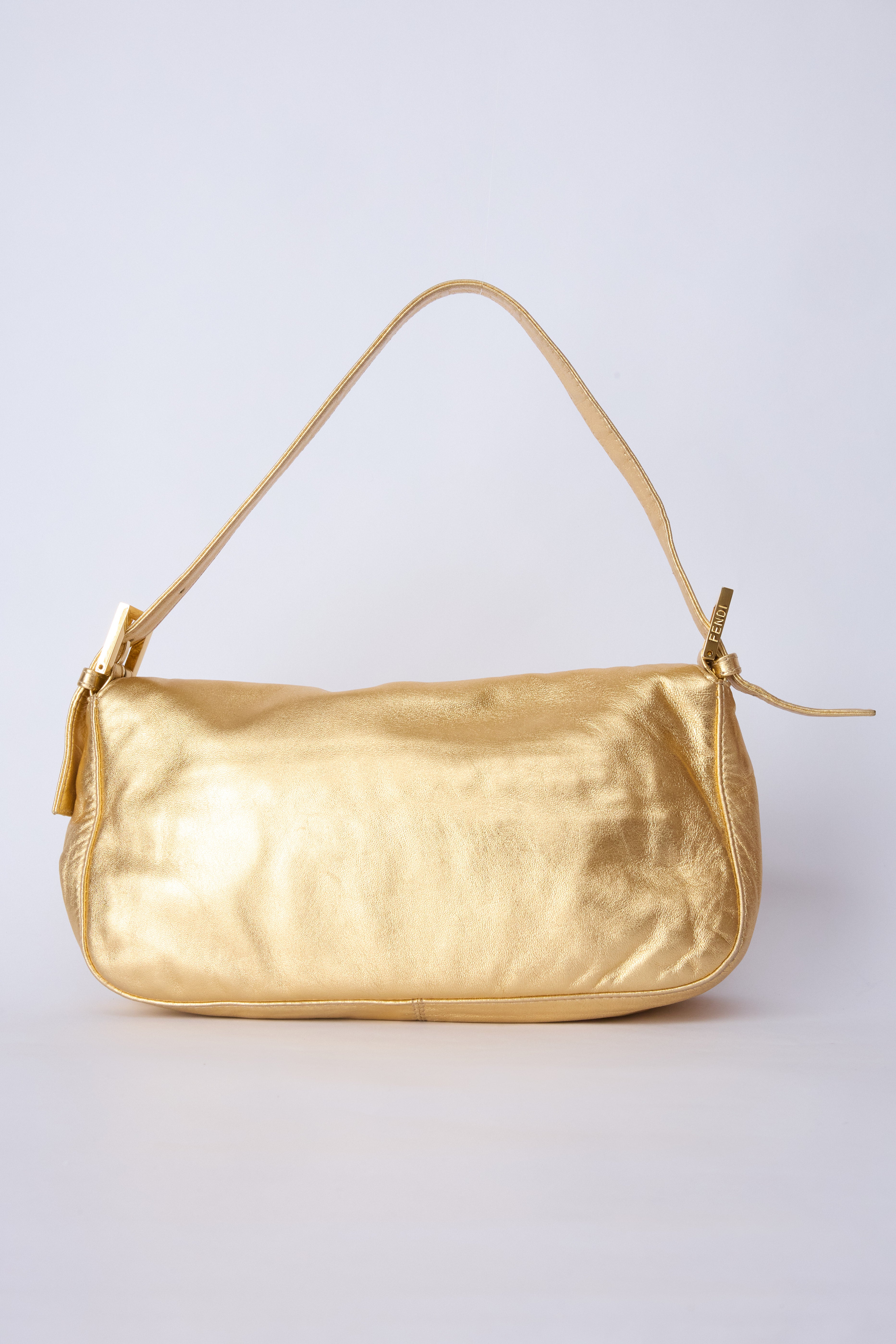 FENDI GOLD MAMMA BAGUETTE