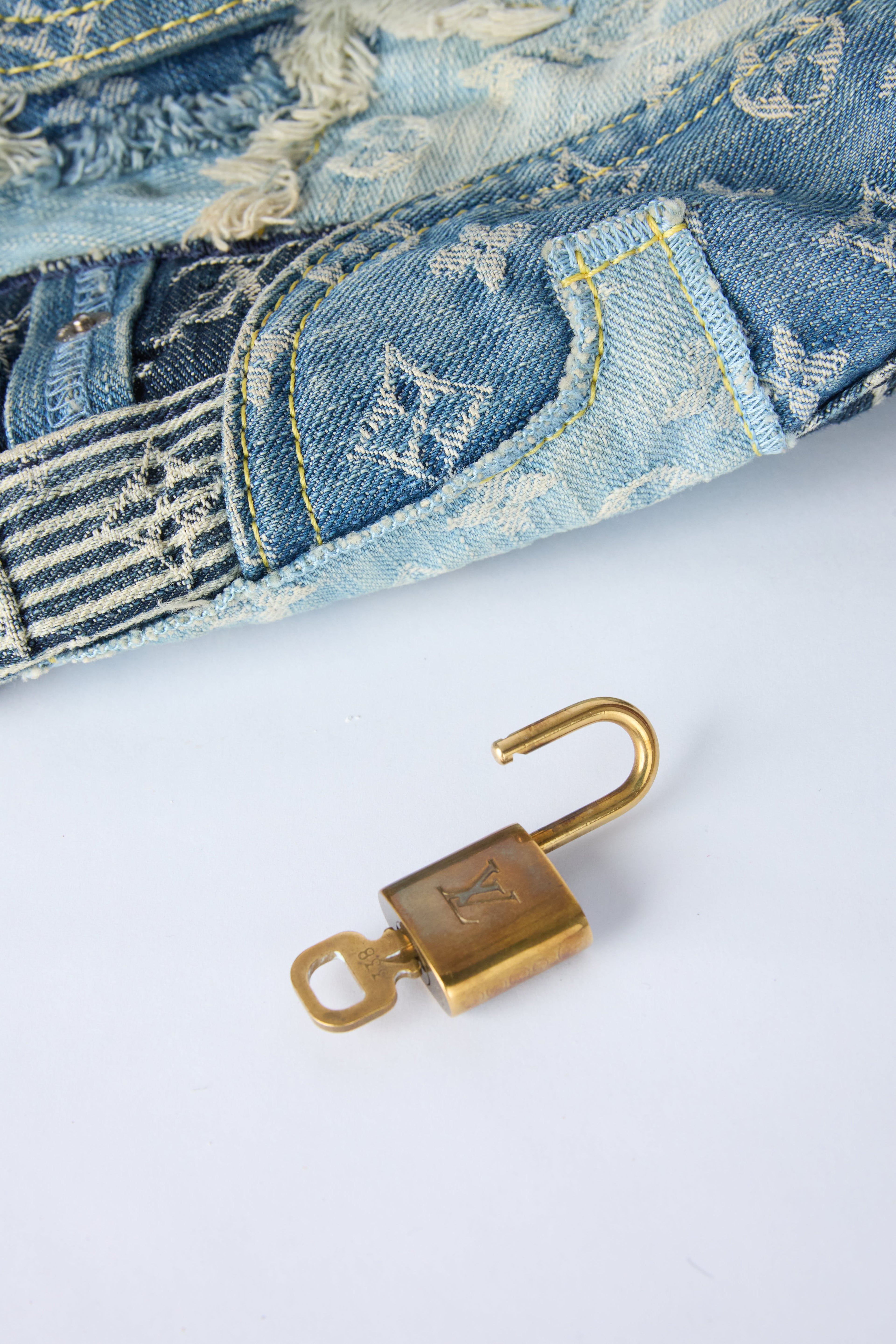 LOUIS VUITTON DENIM PATCHWORK SPEEDY