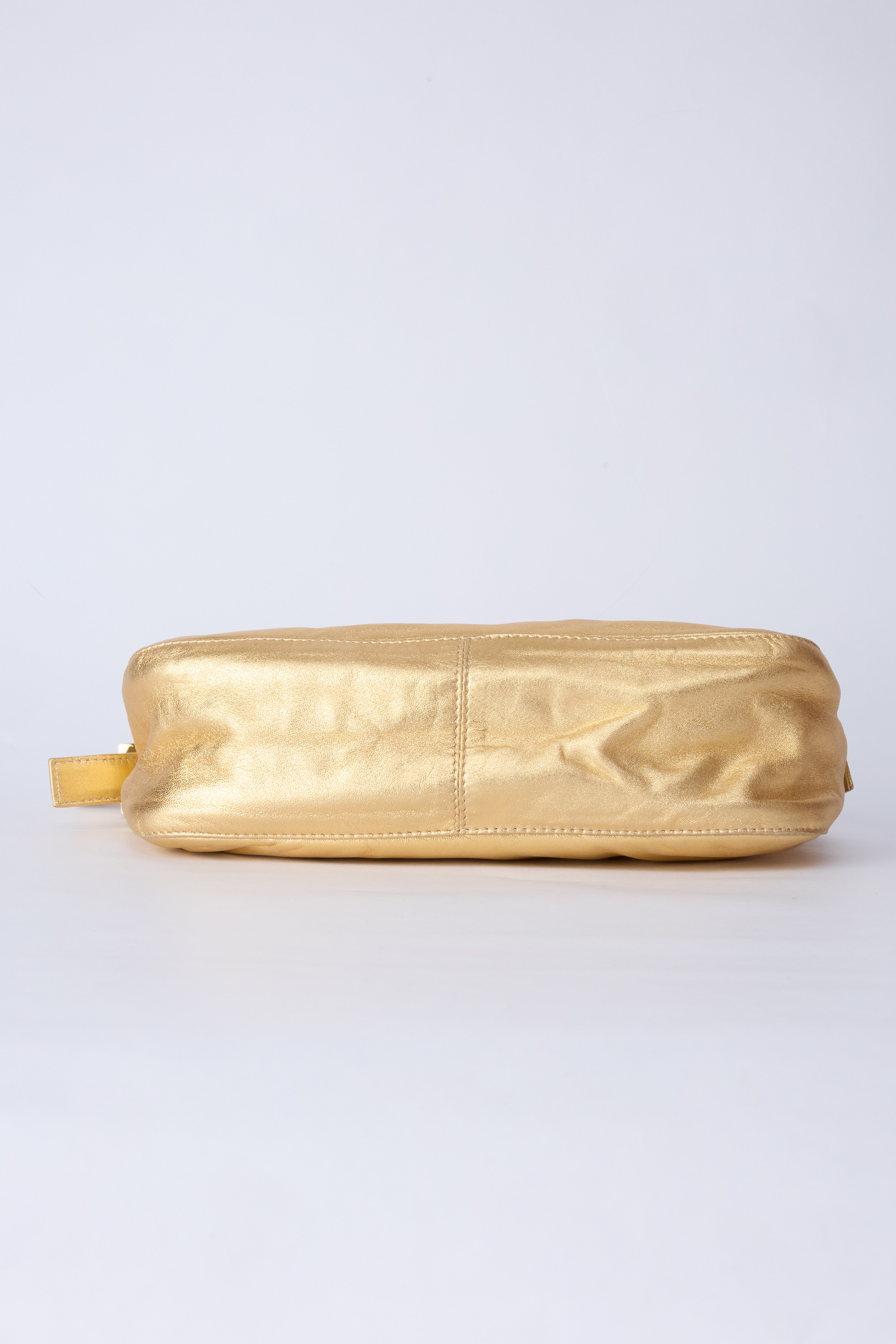 FENDI GOLD MAMMA BAGUETTE