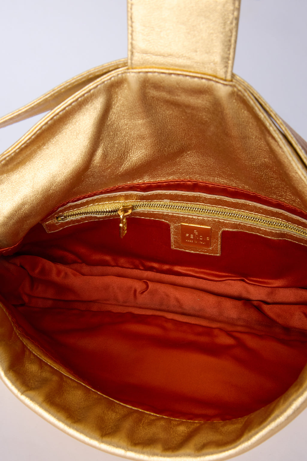 FENDI GOLD MAMMA BAGUETTE