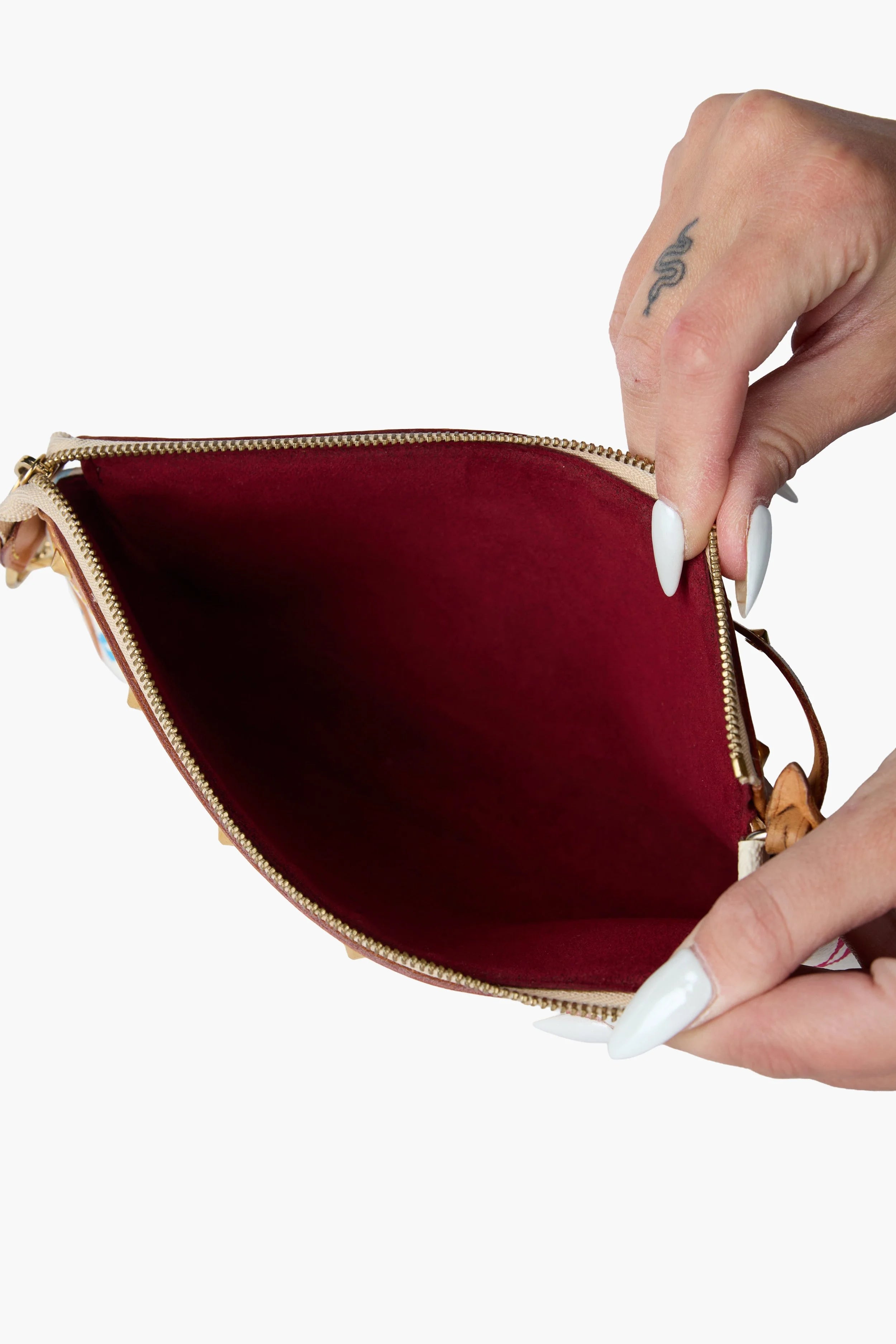 Louis Vuitton White Multicolor Murakami Pochette