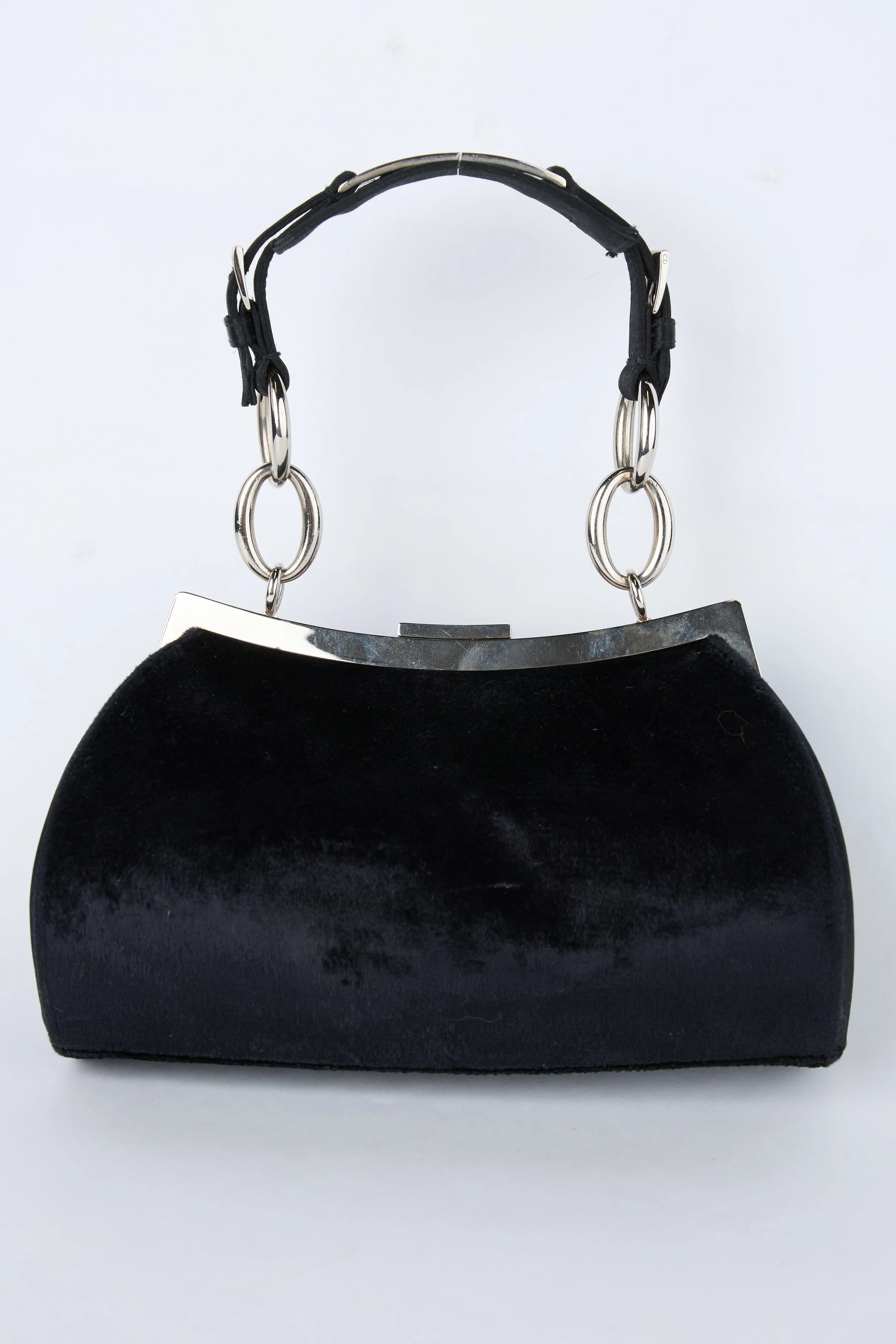 LIMITED EDITION DIOR BLACK VELVET DIVA BAG