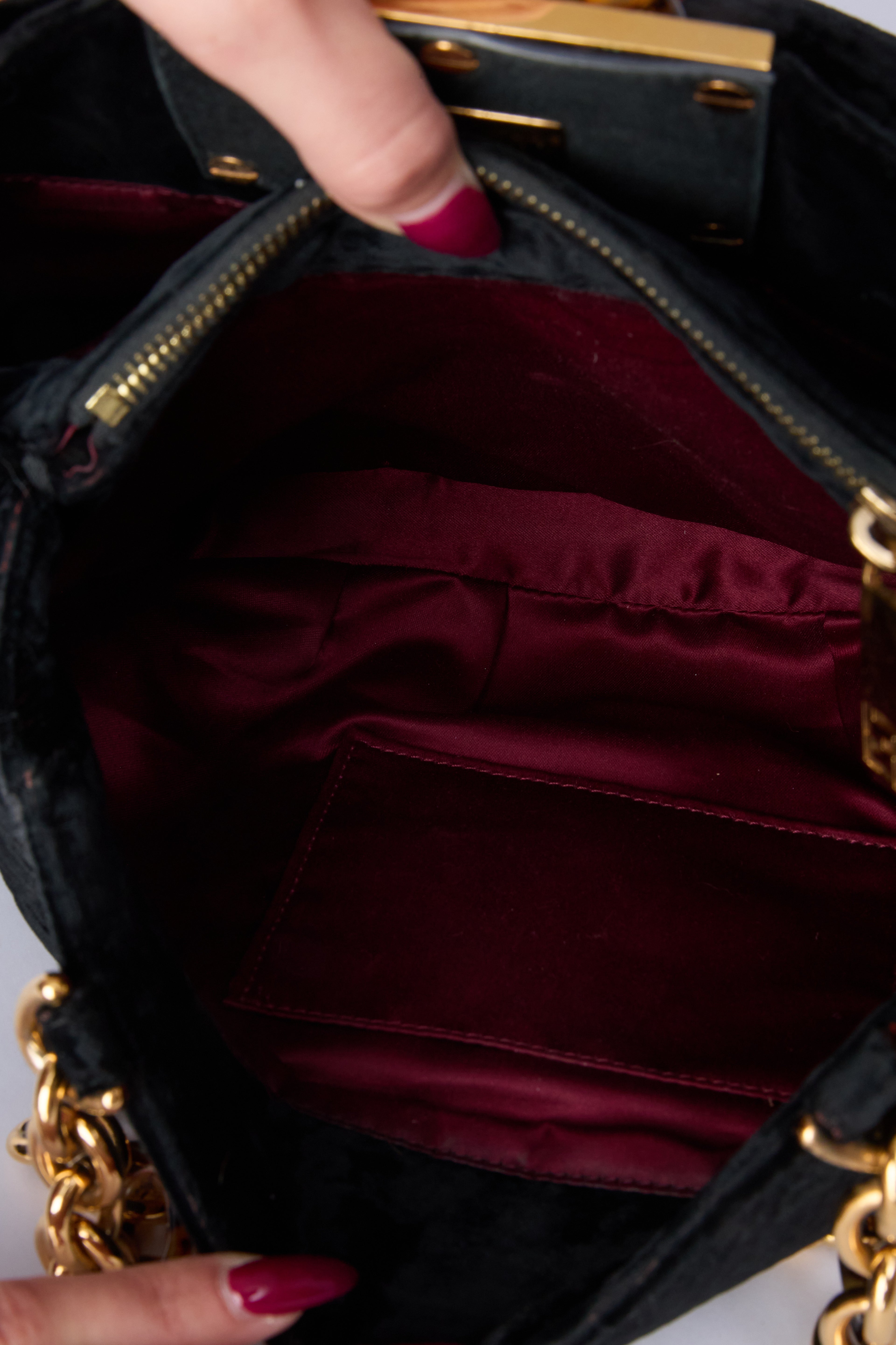 FENDI VELVET MIA BAG
