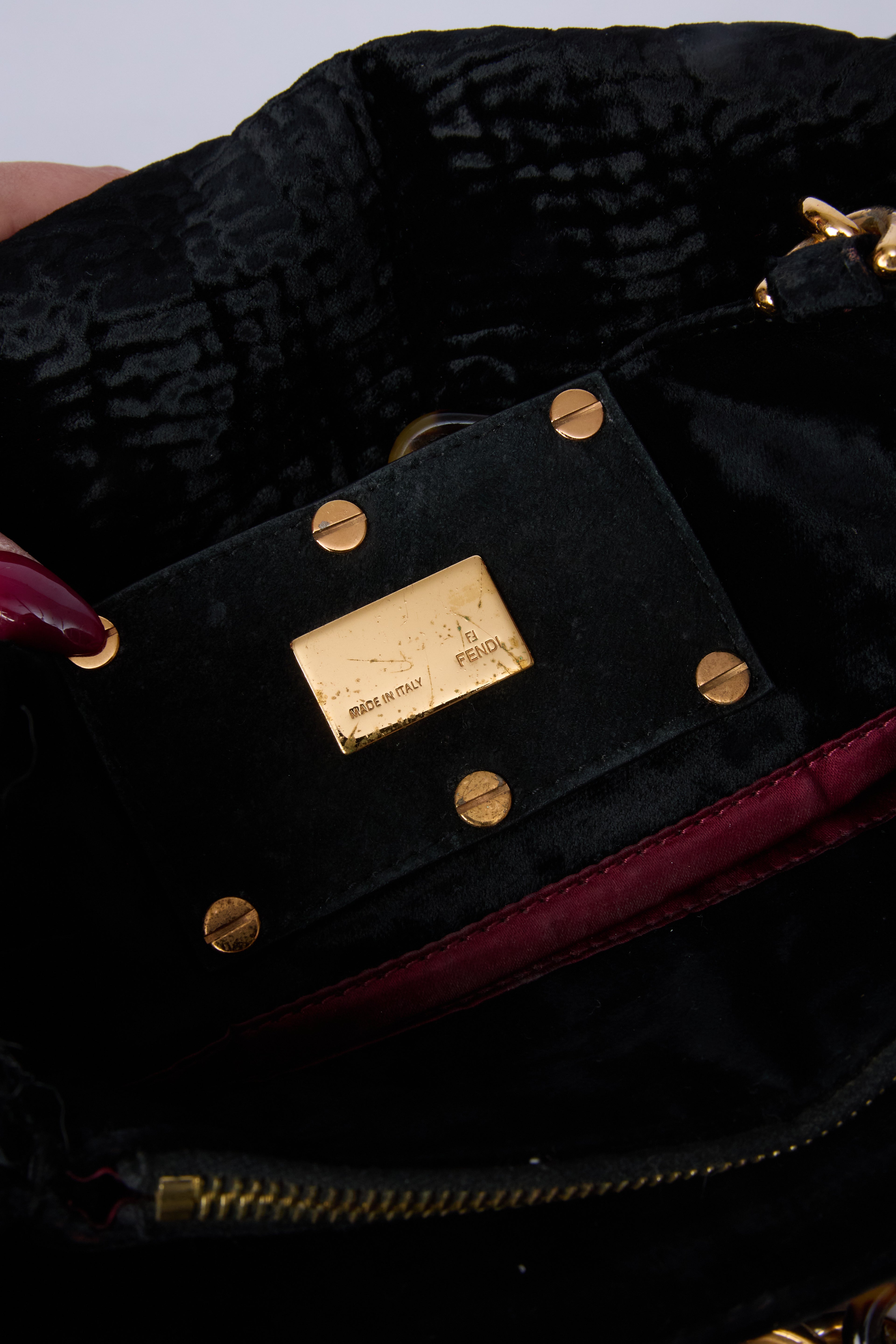 FENDI VELVET MIA BAG