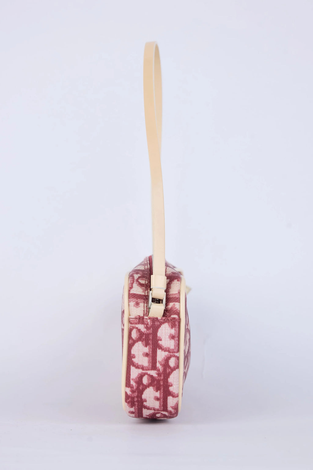 DIOR RED OBLIQUE JACQUARD NO.1 POCHETTE BAG