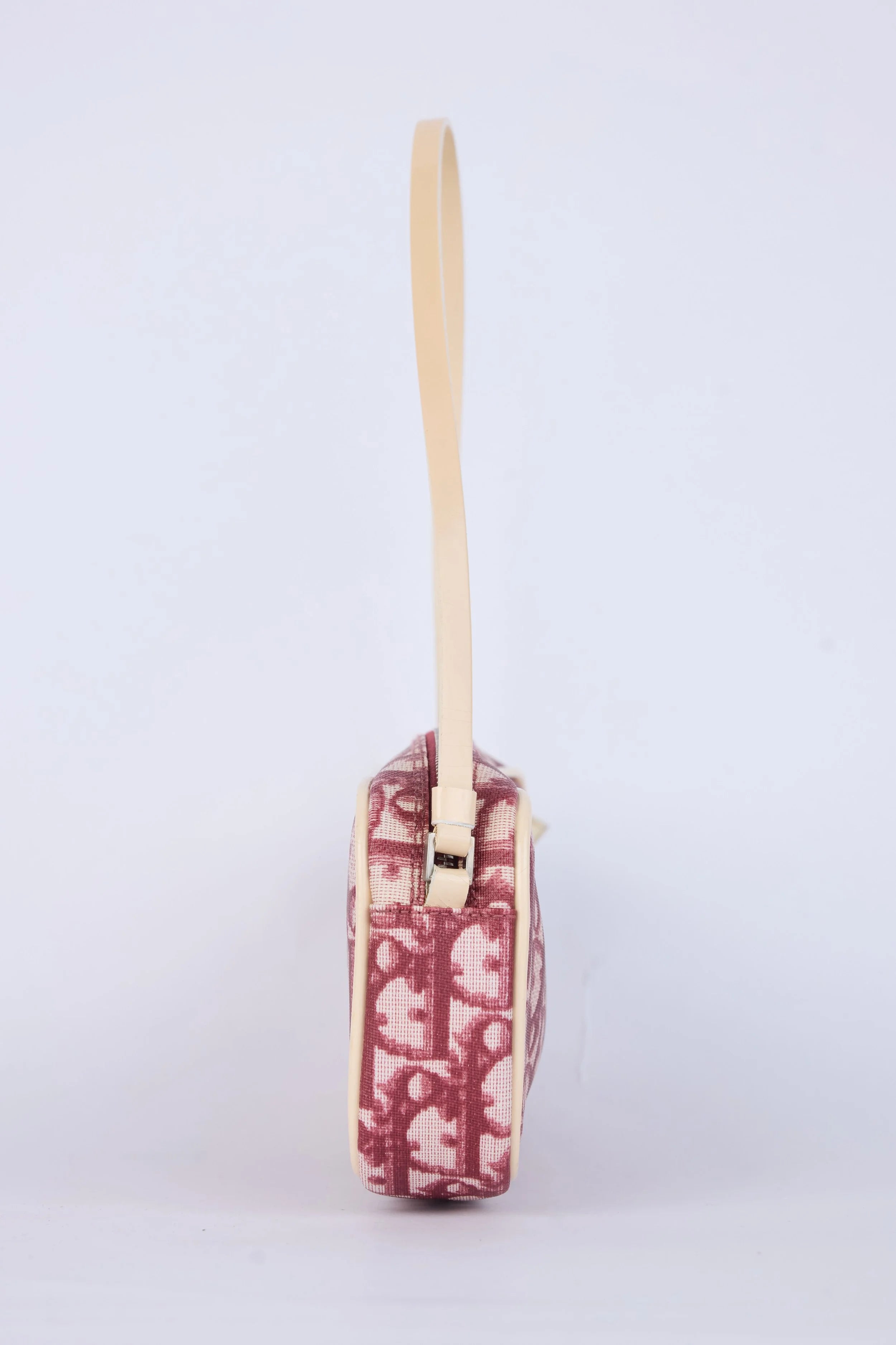 DIOR RED OBLIQUE JACQUARD NO.1 POCHETTE BAG
