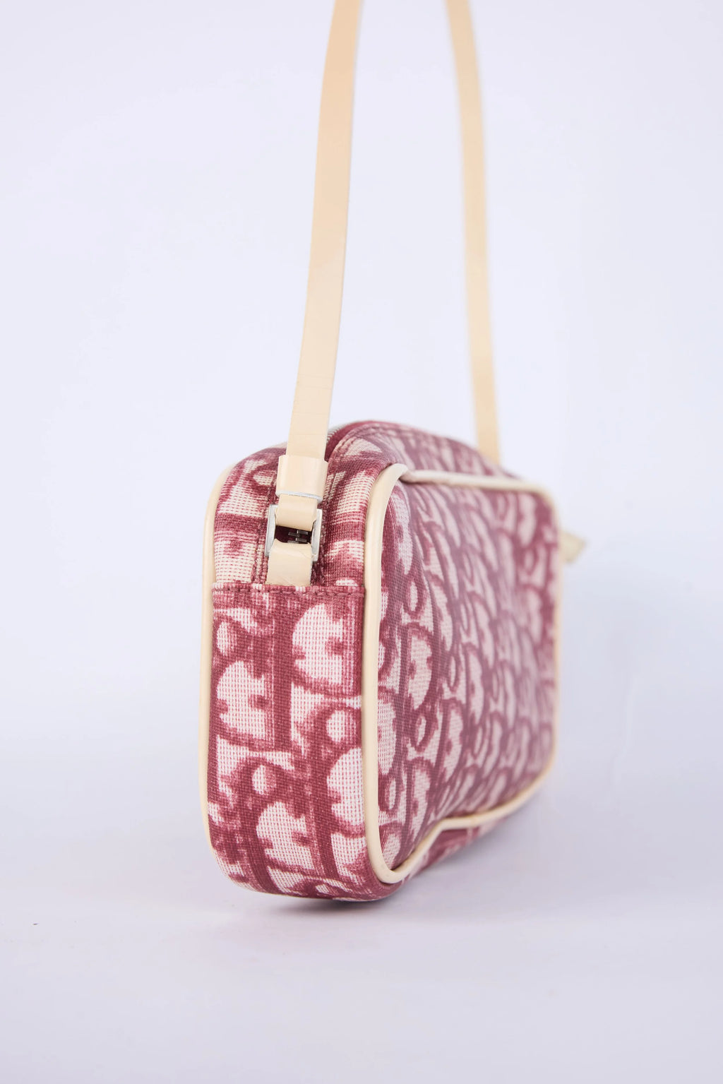 DIOR RED OBLIQUE JACQUARD NO.1 POCHETTE BAG