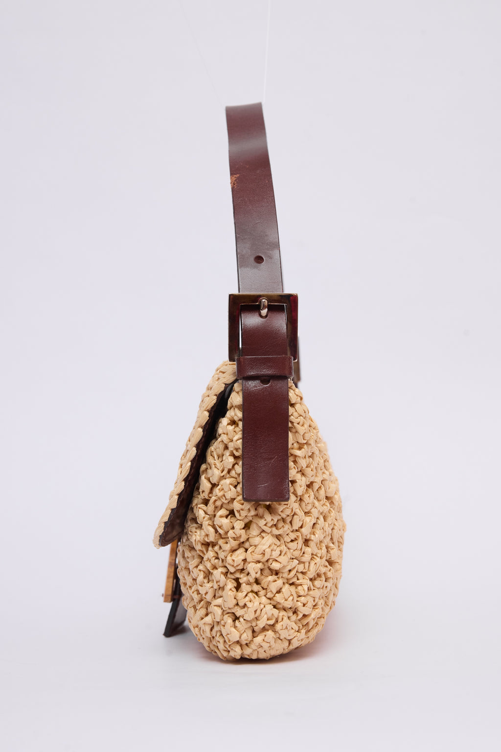 FENDI RAFFIA BAGUETTE
