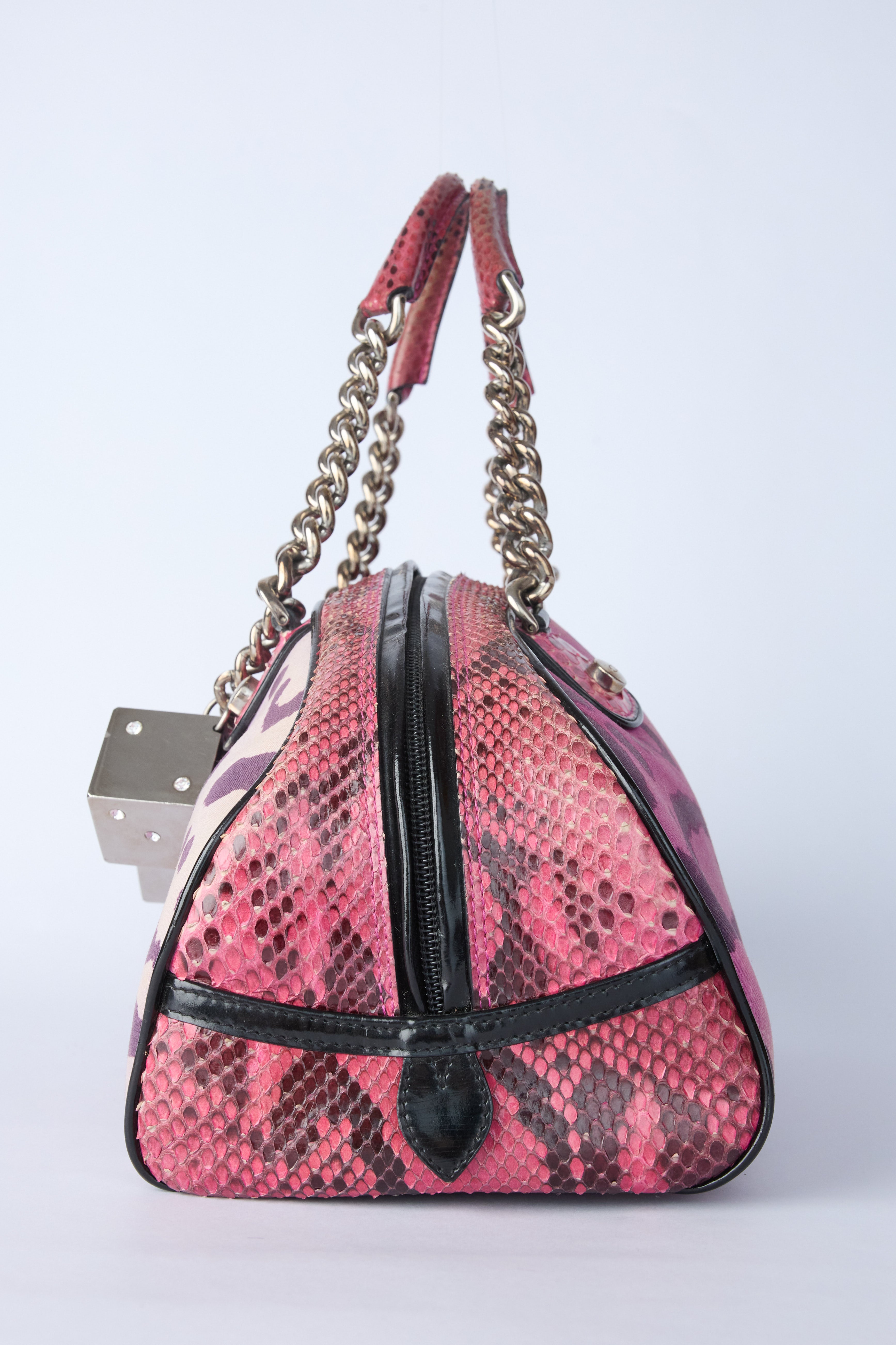 DIOR PURPLE LEOPARD DICE GAMBLER