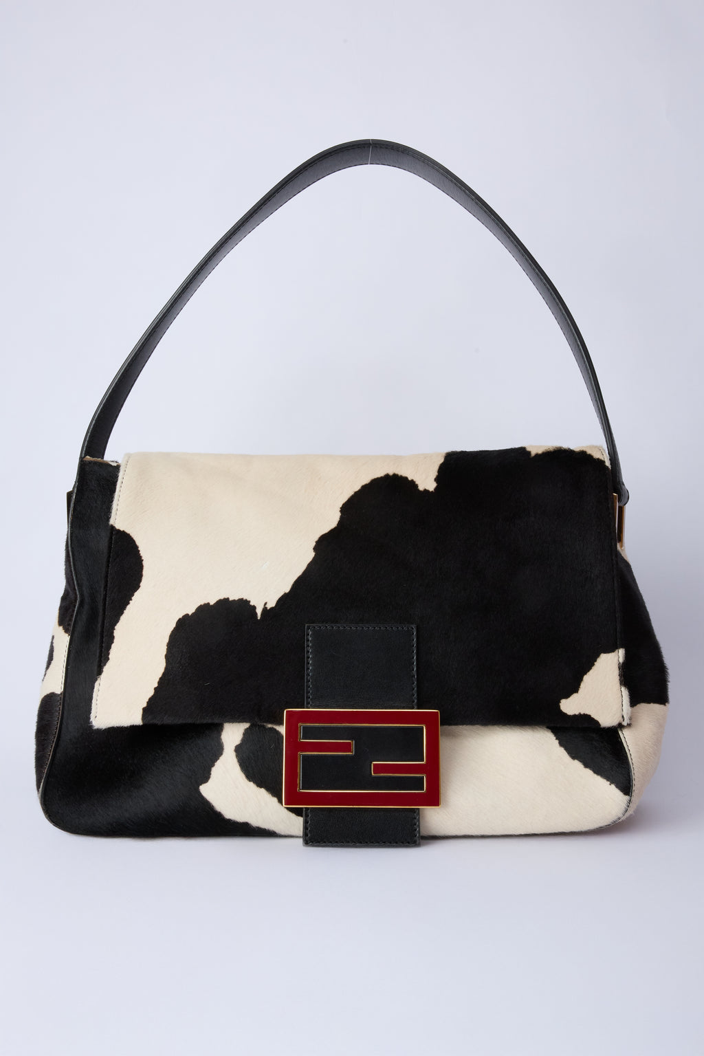 FENDI COWPRINT MAMMA BAGUETTE