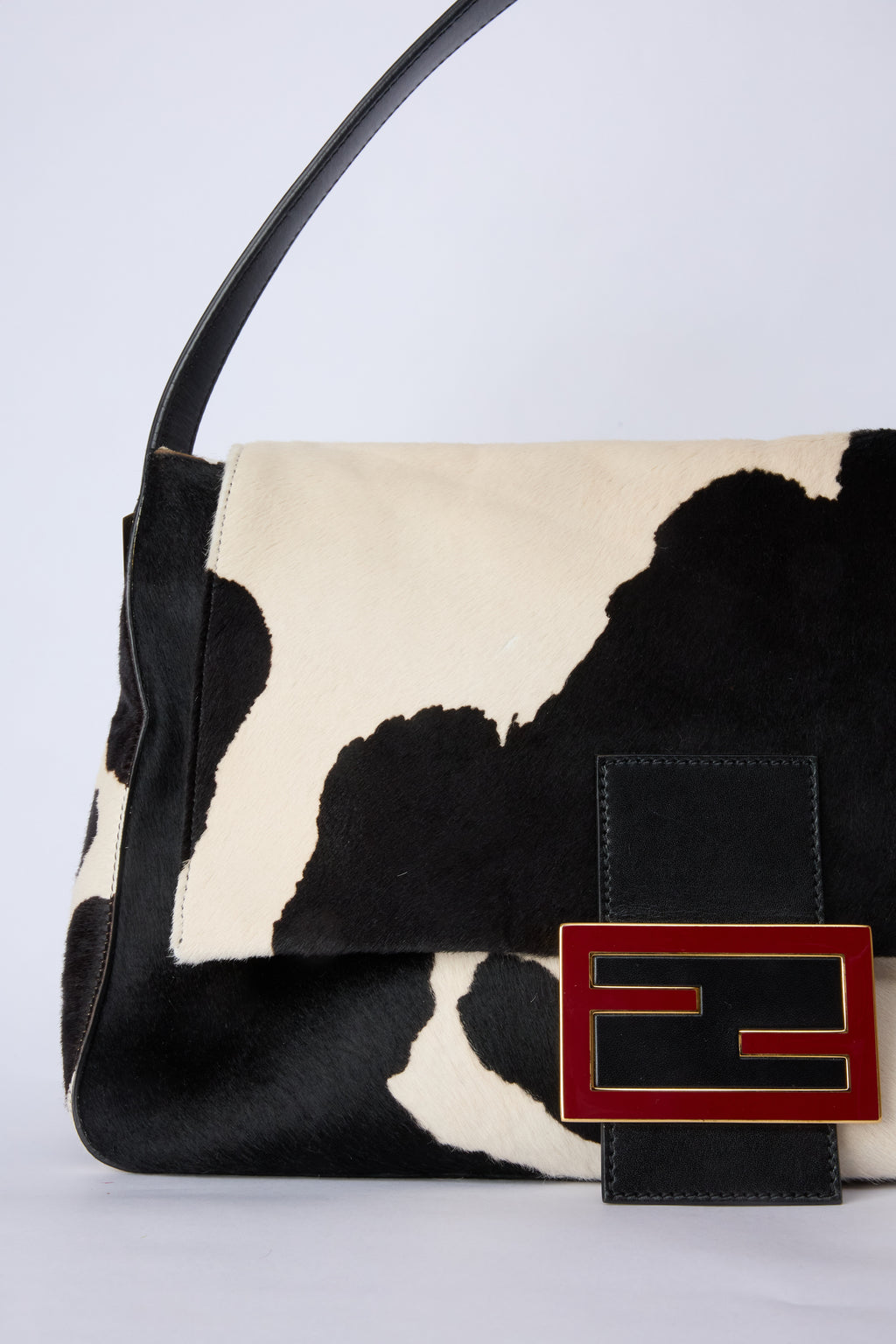 FENDI COWPRINT MAMMA BAGUETTE