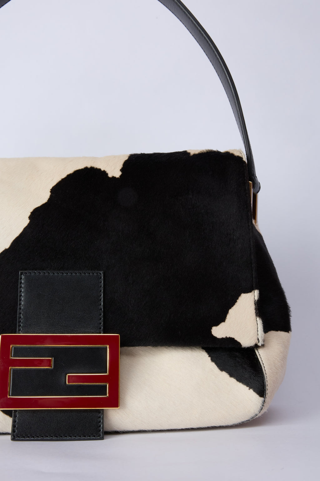 FENDI COWPRINT MAMMA BAGUETTE