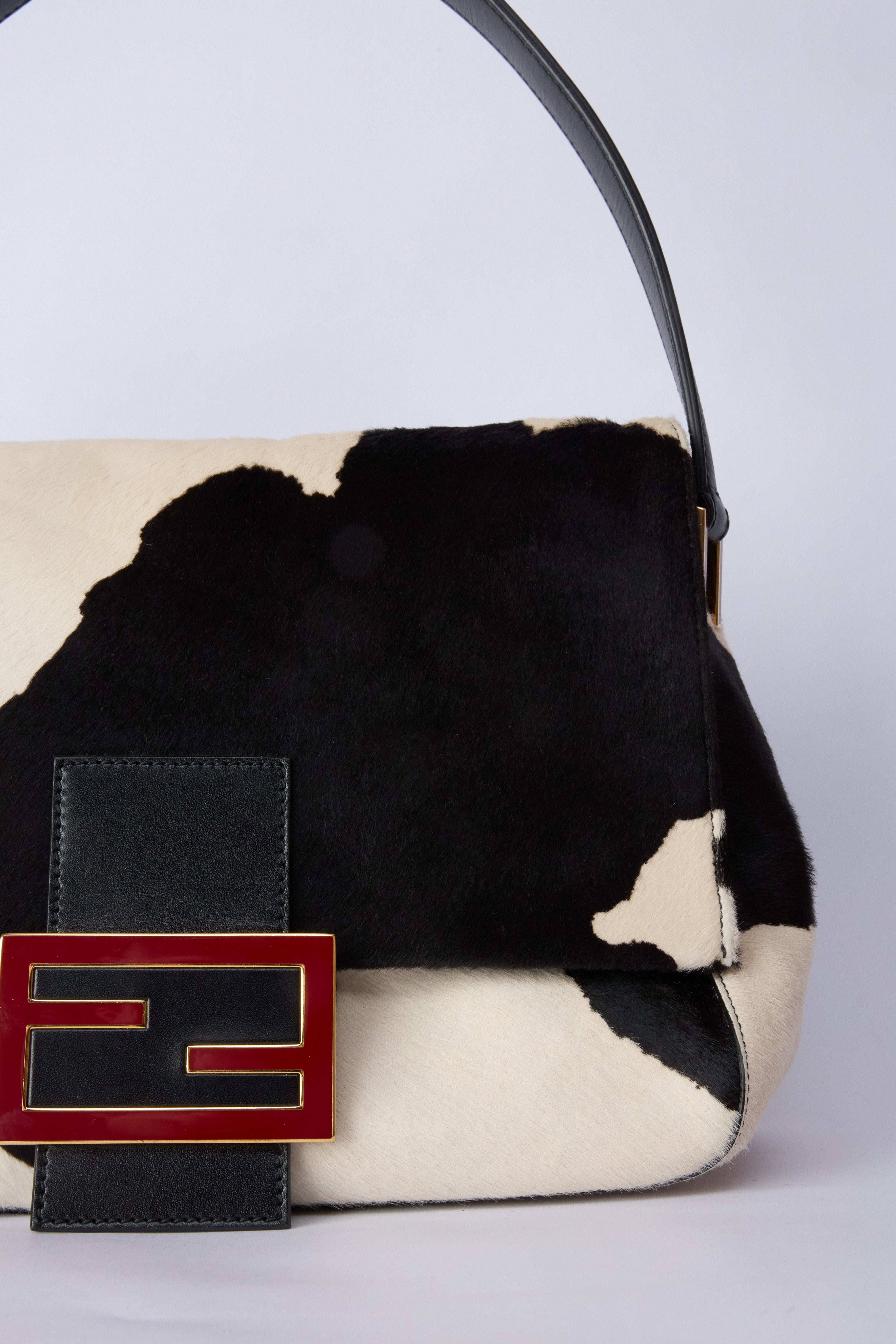FENDI COWPRINT MAMMA BAGUETTE