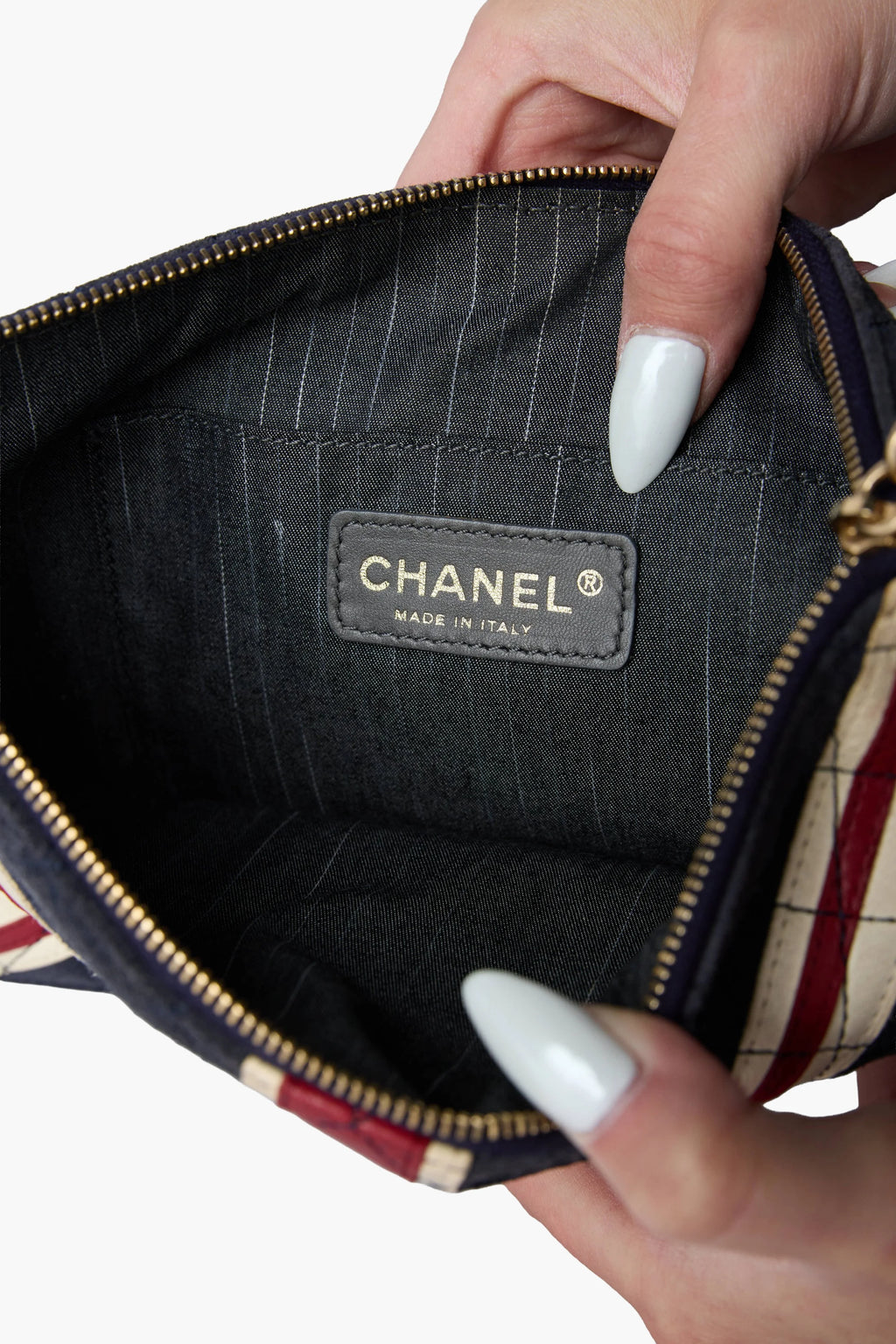 RARE Chanel Paris London Union Jack Clutch