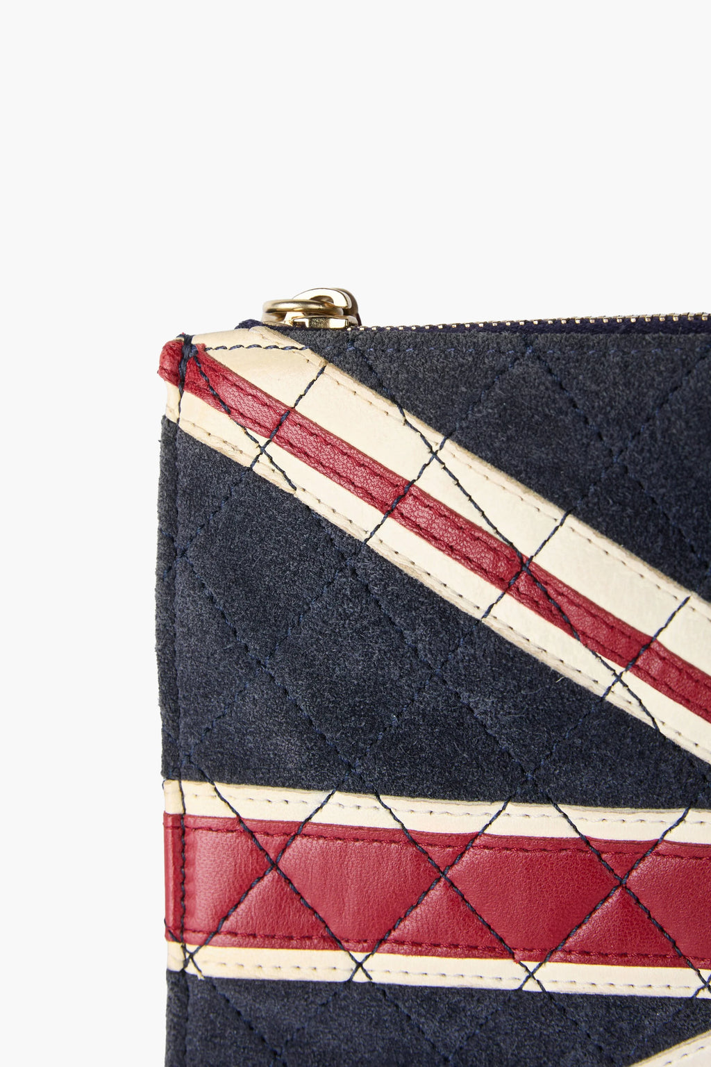 RARE Chanel Paris London Union Jack Clutch