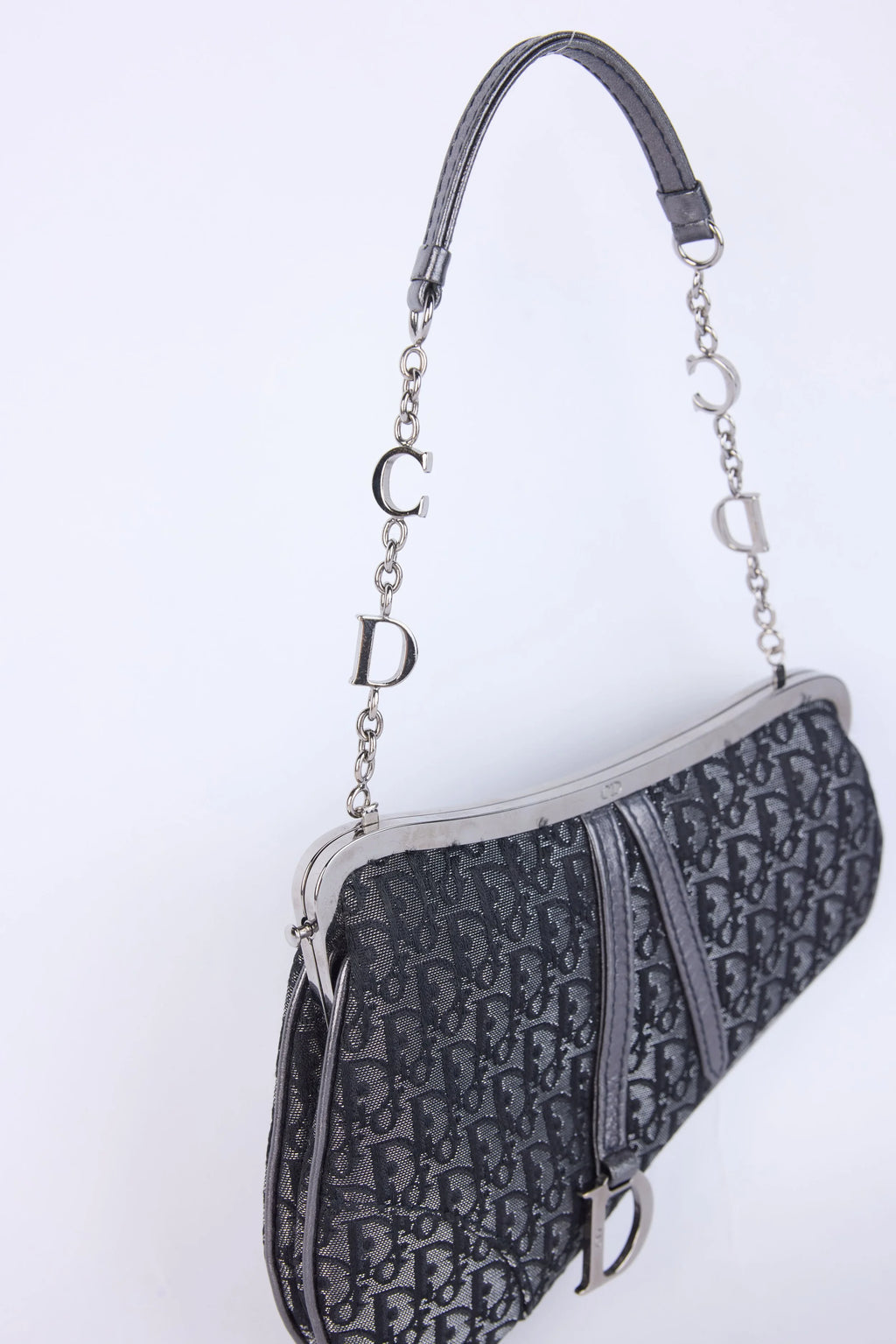 RARE DIOR TROTTER METALLIC MINI SADDLE