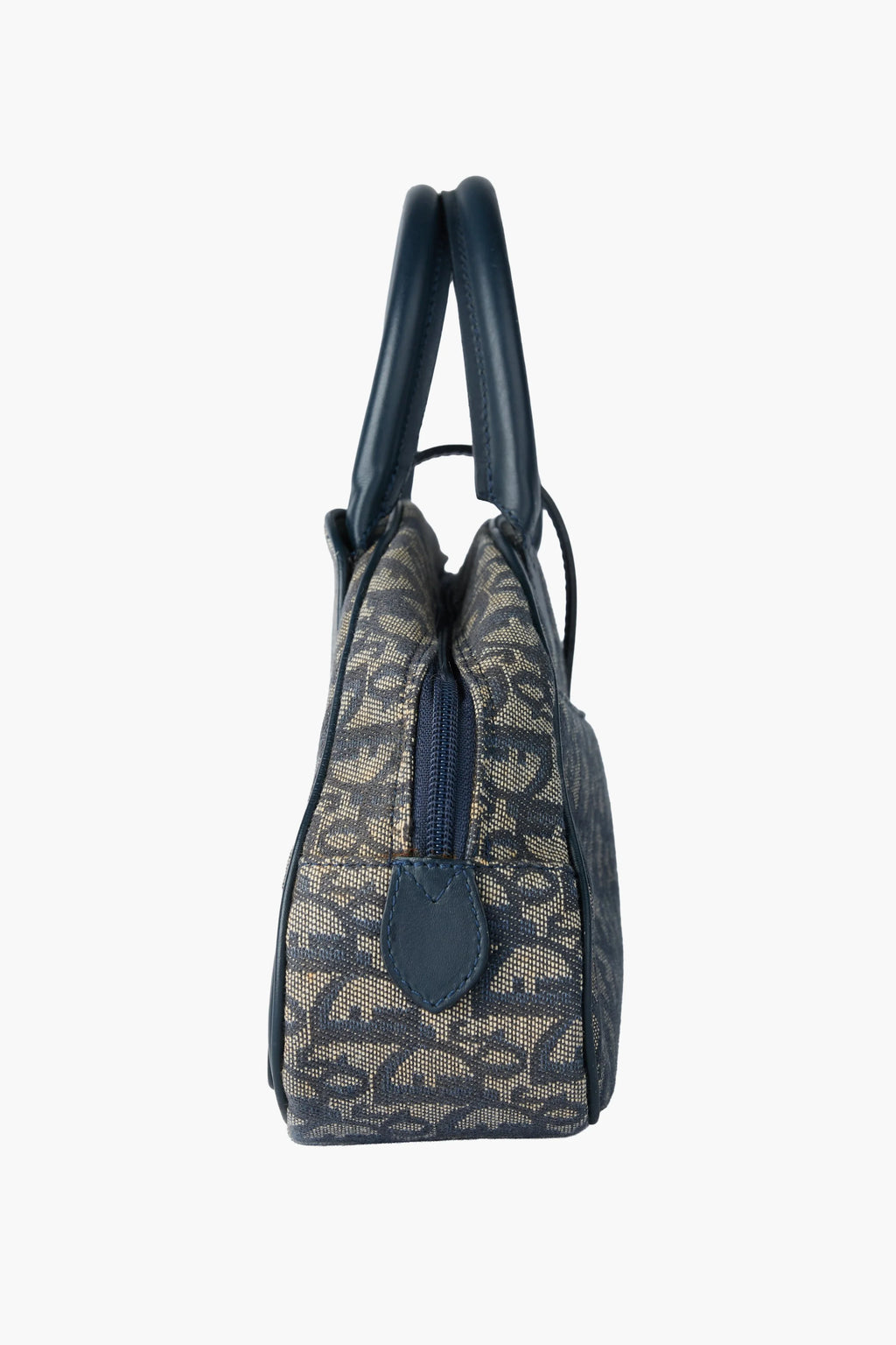 Dior Diorissimo Navy Double Saddle Mini